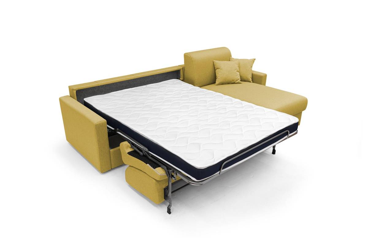 Canapé d'angle convertible et réversible tissu déhoussable Aubin Canapé d'angle convertible et réversible tissu déhoussable Aubin