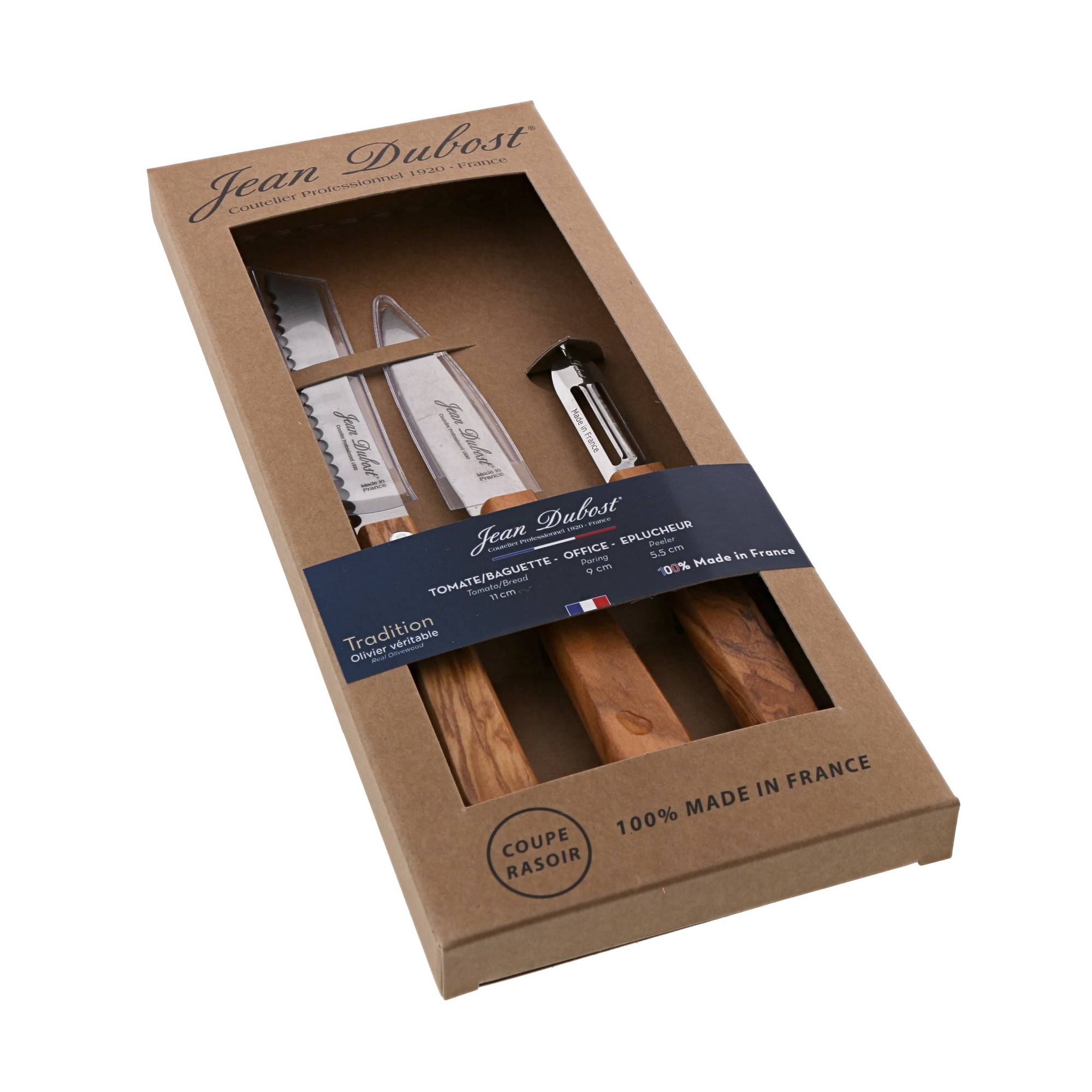 Set 3 pièces cuisine petite coutellerie JEAN DUBOST