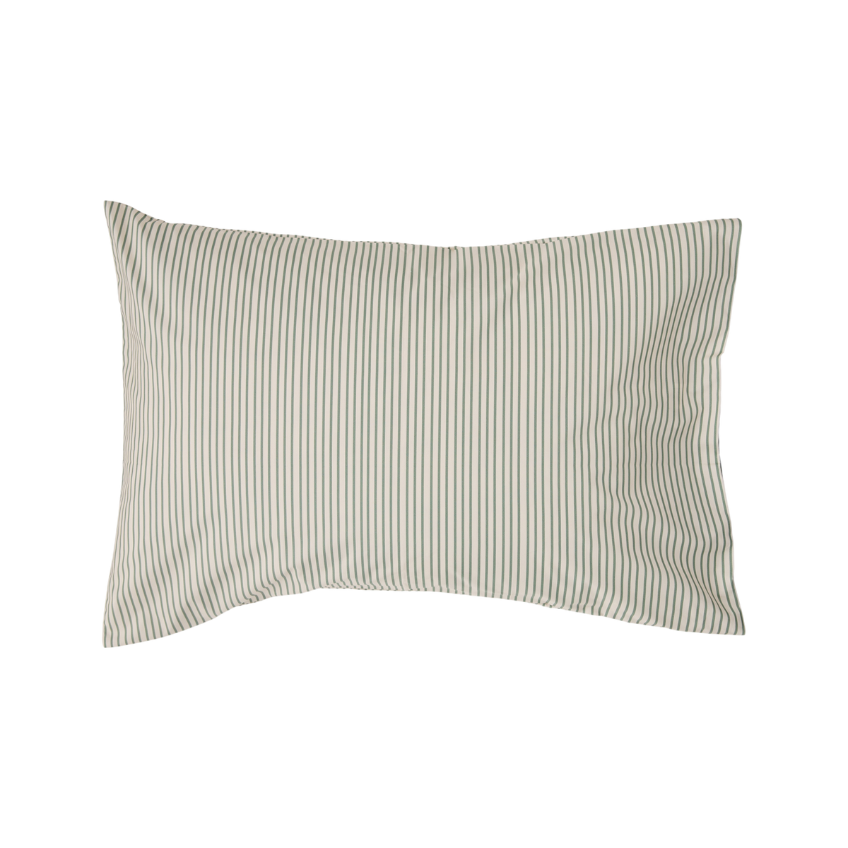Lot de 2 taies d'oreiller percale Aulne CAMIF Lot de 2 taies d'oreiller percale Aulne CAMIF