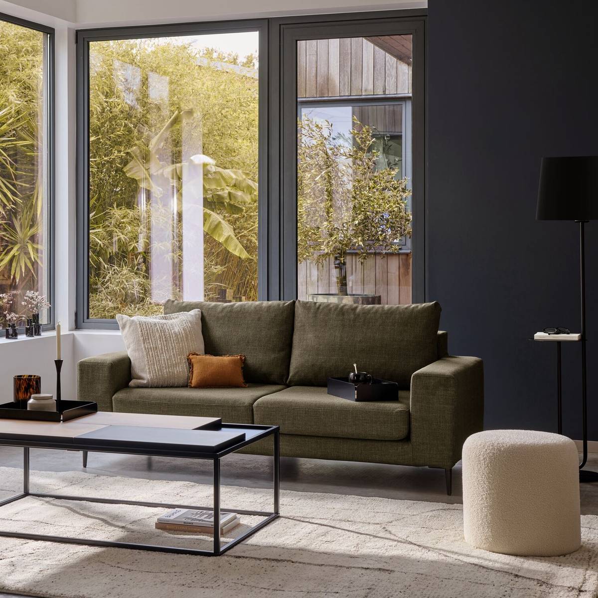 Canapé tissu déhoussable Morgan Canapé tissu déhoussable Morgan