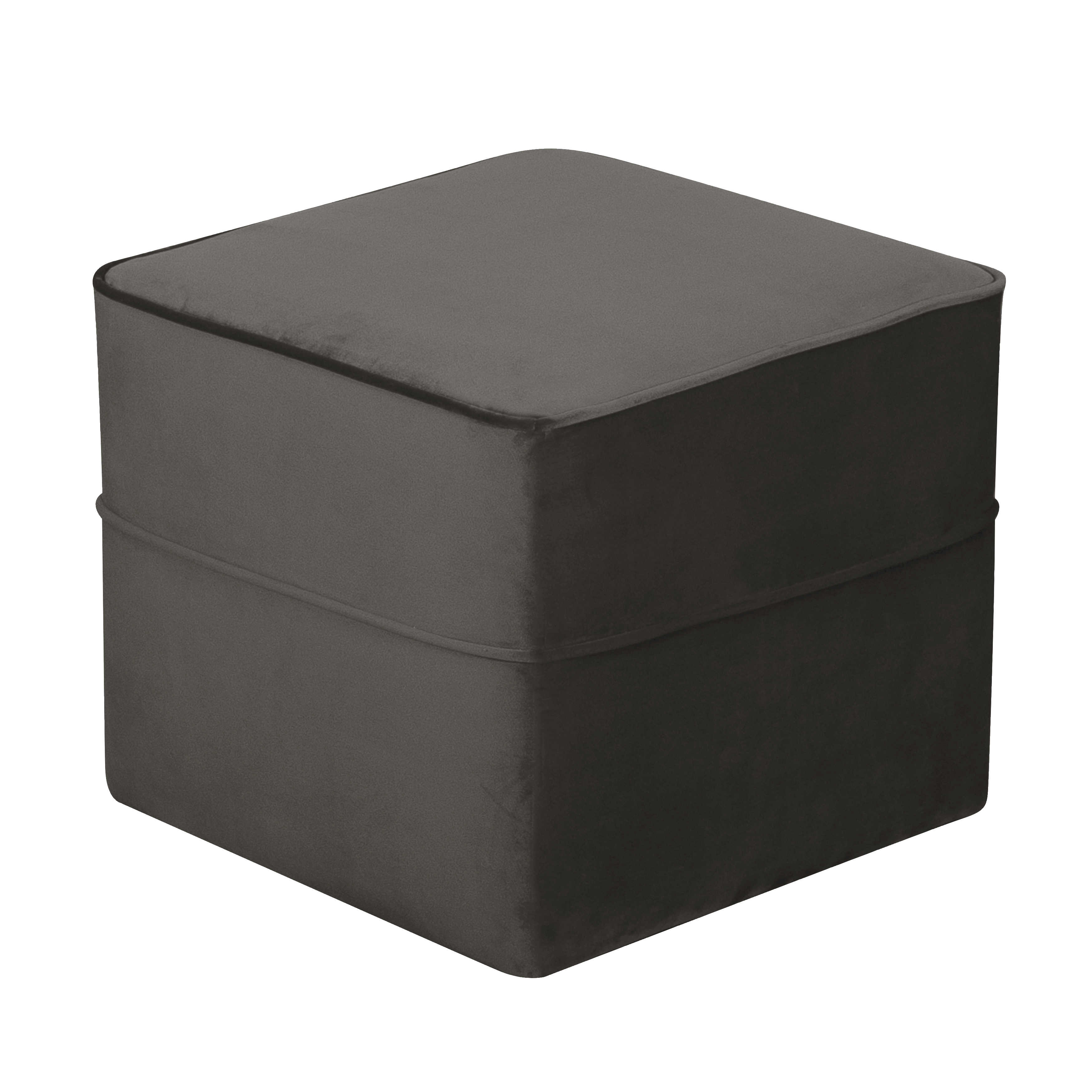 Pouf carré velours Oscar