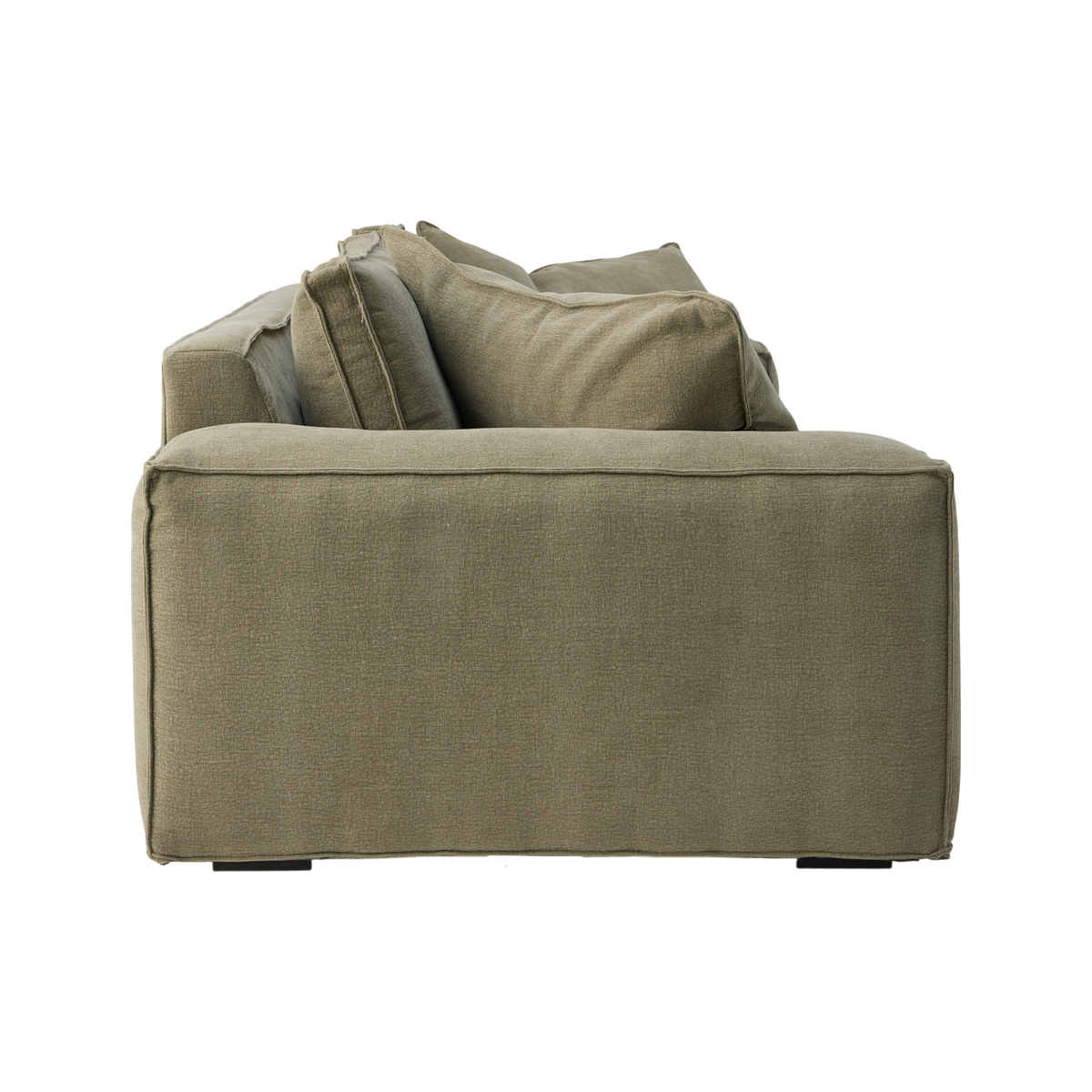 Canapé tissu effet lin Martin Canapé tissu effet lin Martin