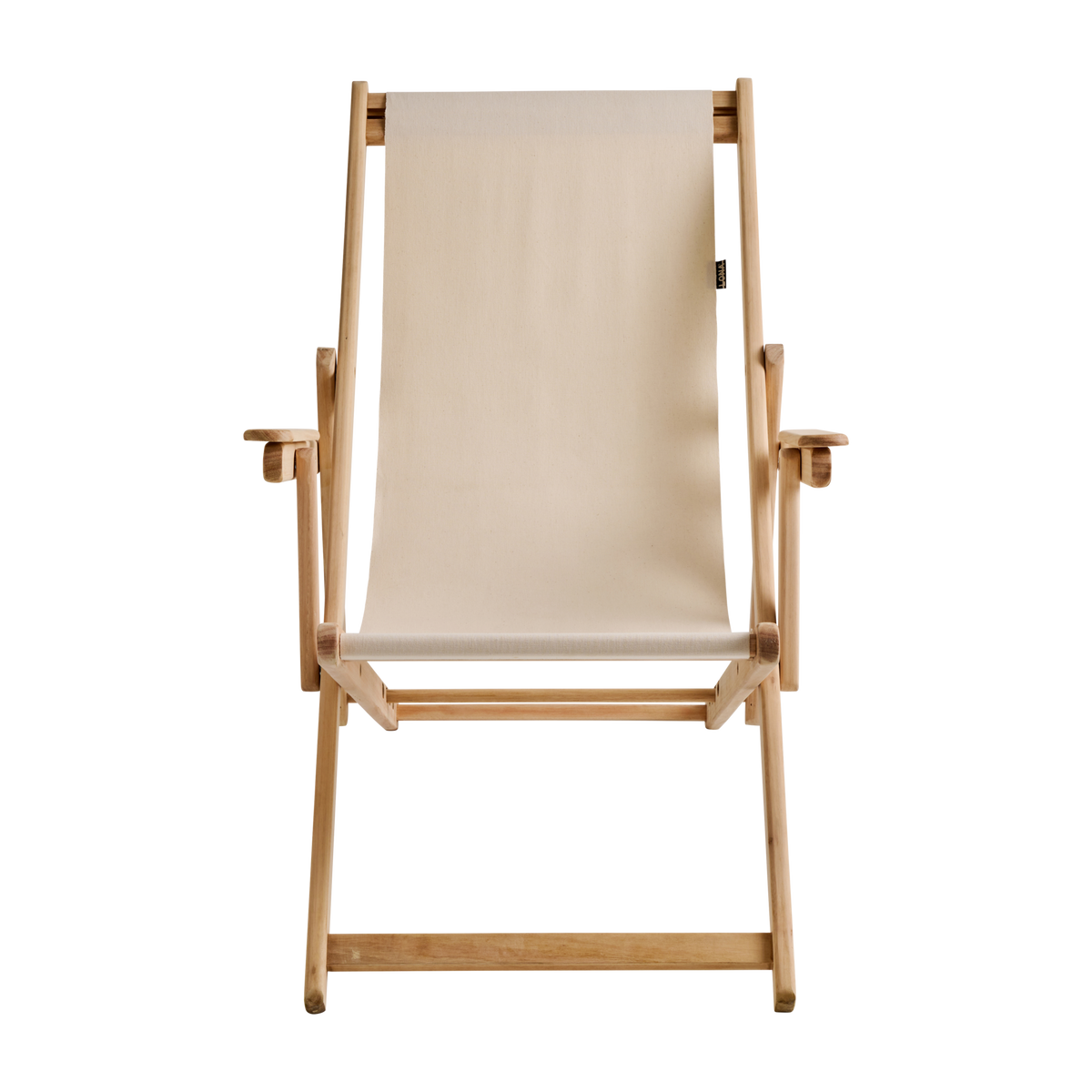 Chilienne Pliante avec Accoudoirs en Bois LONA Chilienne Pliante avec Accoudoirs en Bois LONA