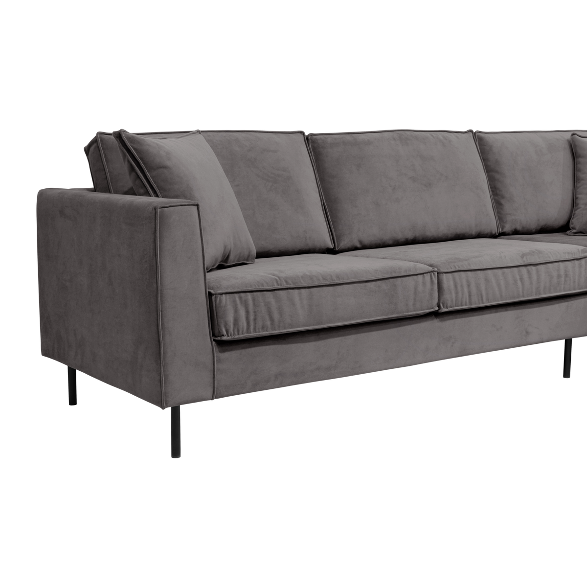 Canapé d'angle velours Pietra Canapé d'angle velours Pietra