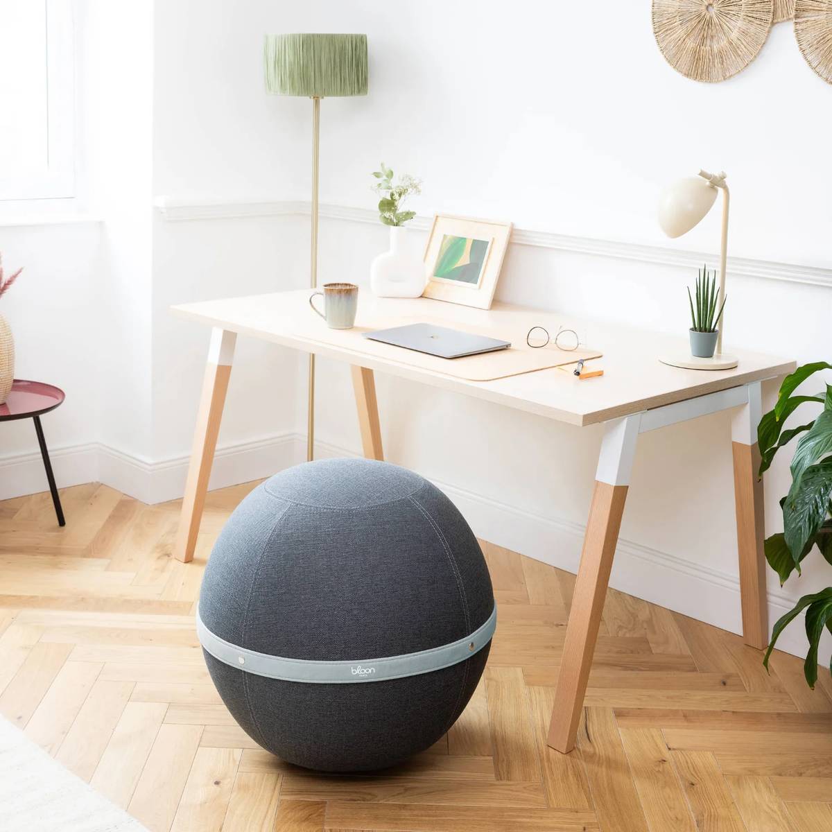 Siège ballon dynamique tissu chiné Siège ballon dynamique tissu chiné