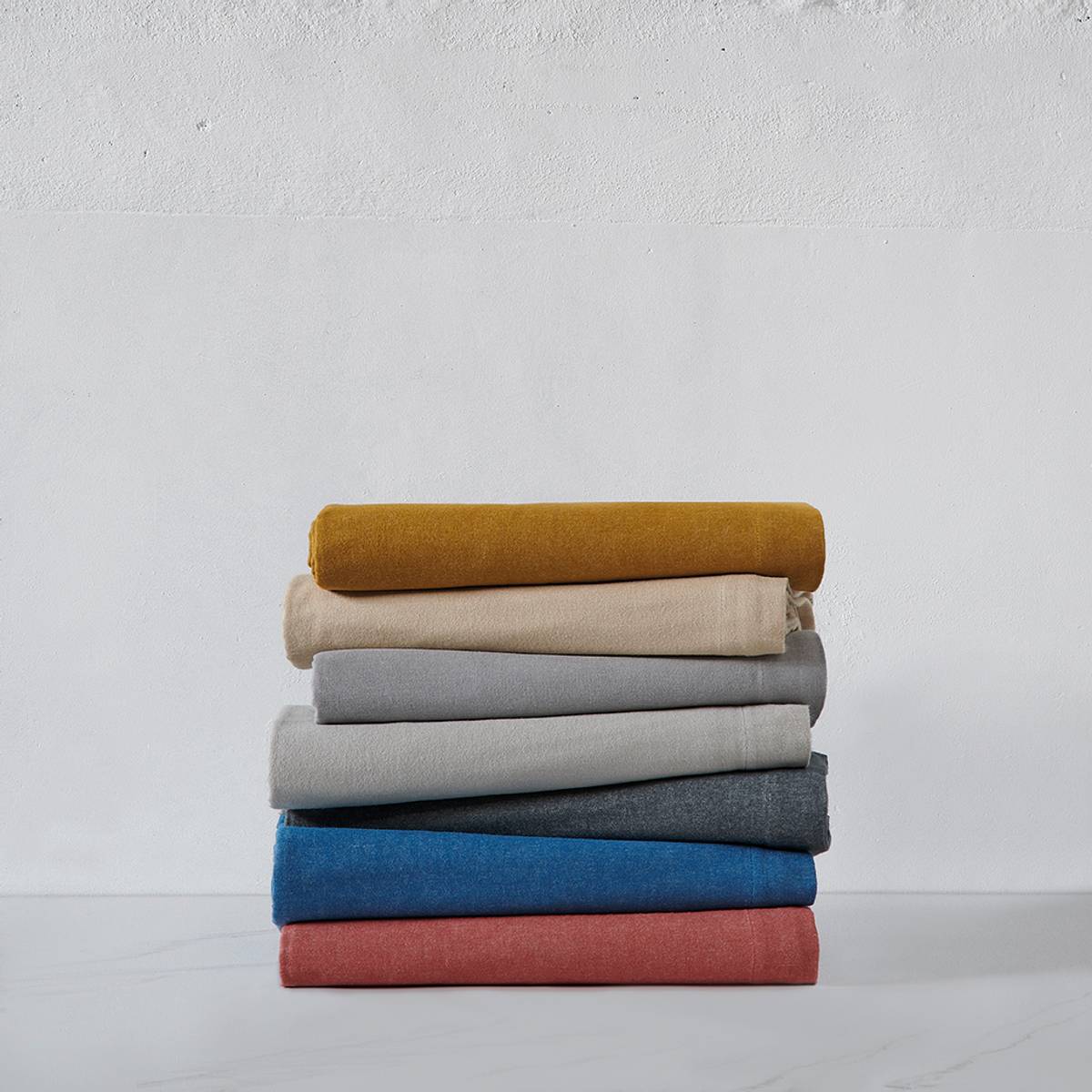 Drap plat coton flanelle Livia Drap plat coton flanelle Livia