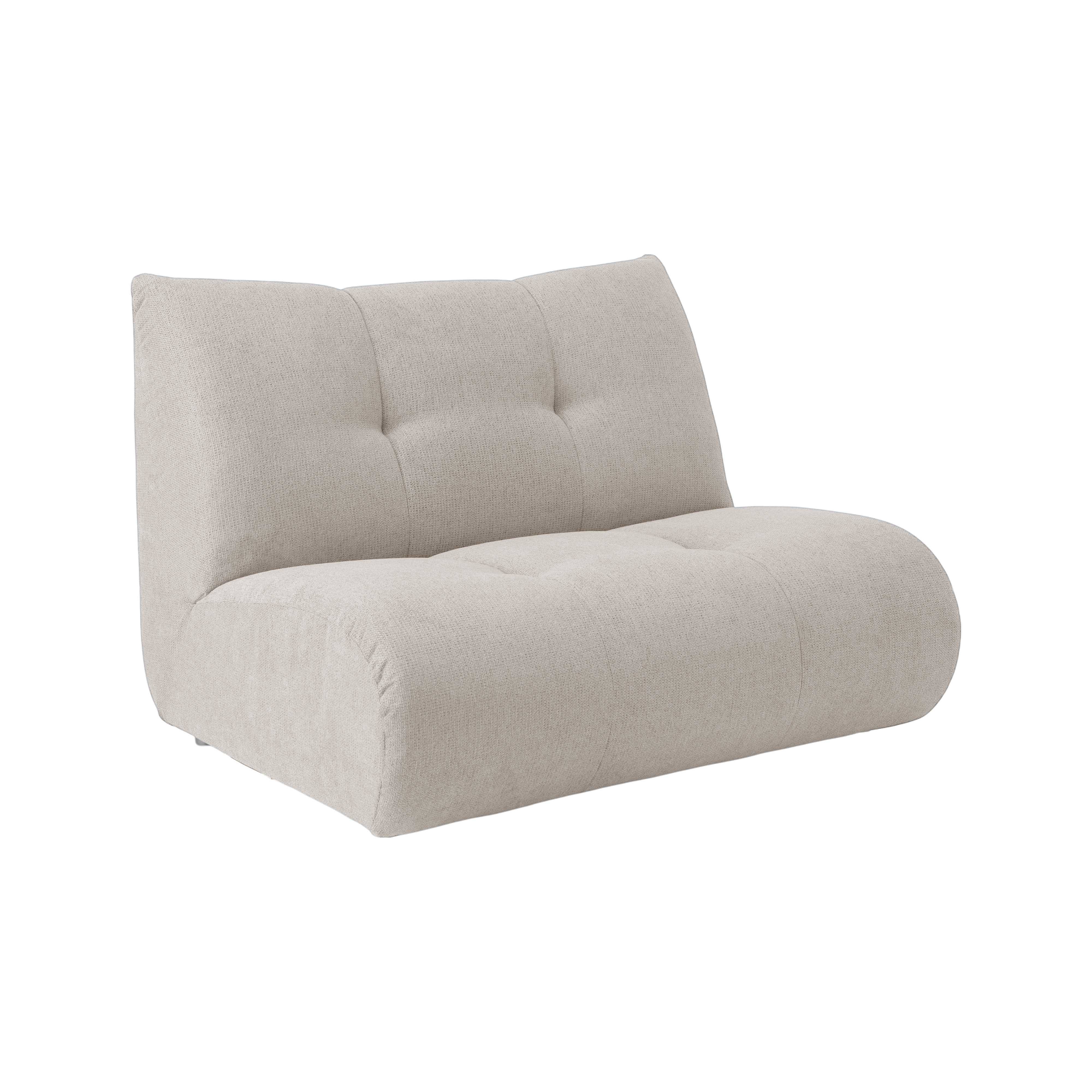 Grande chauffeuse pour canapé modulable tissu Benny