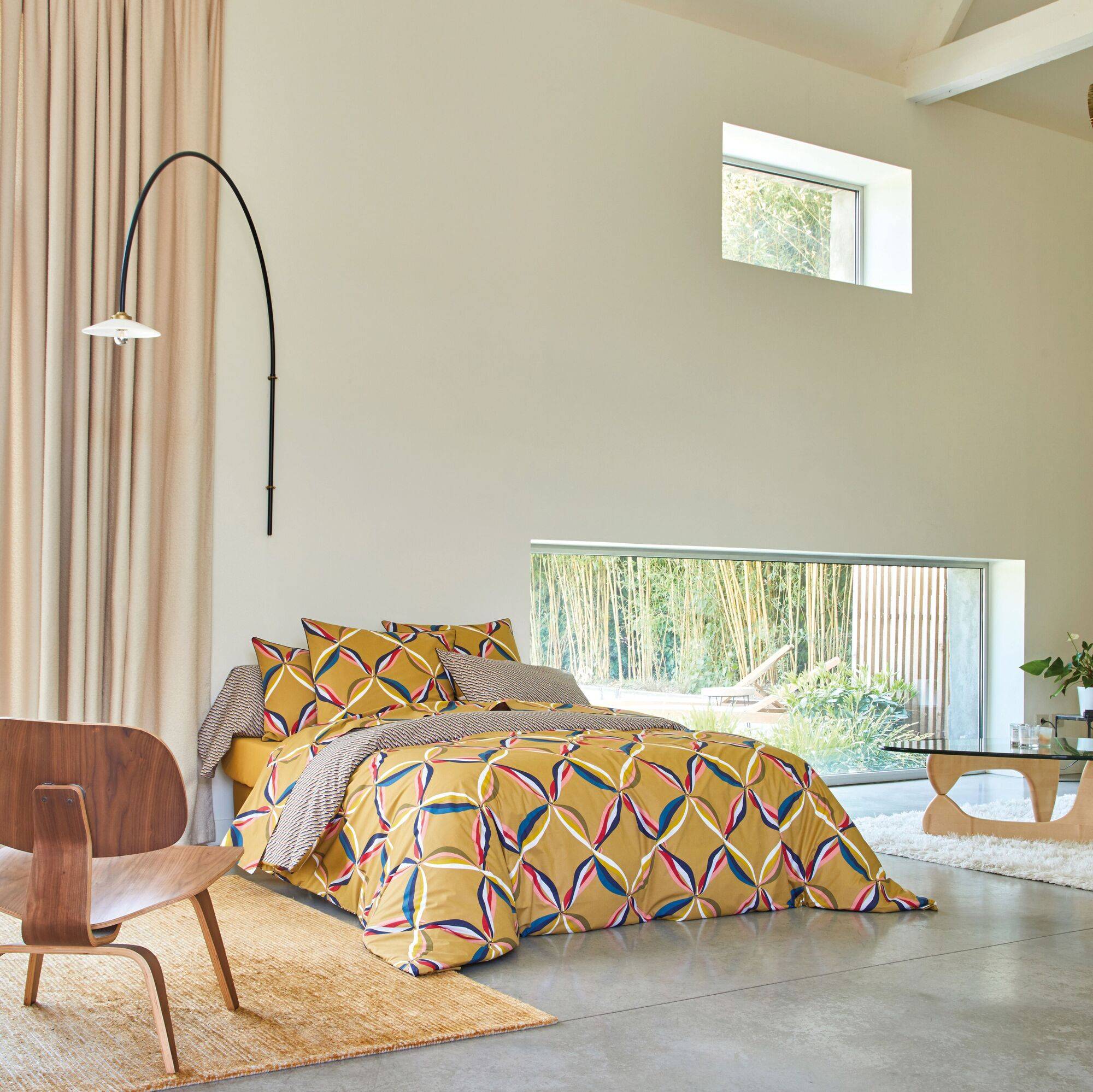 Drap percale coton peigné CINETIQUE