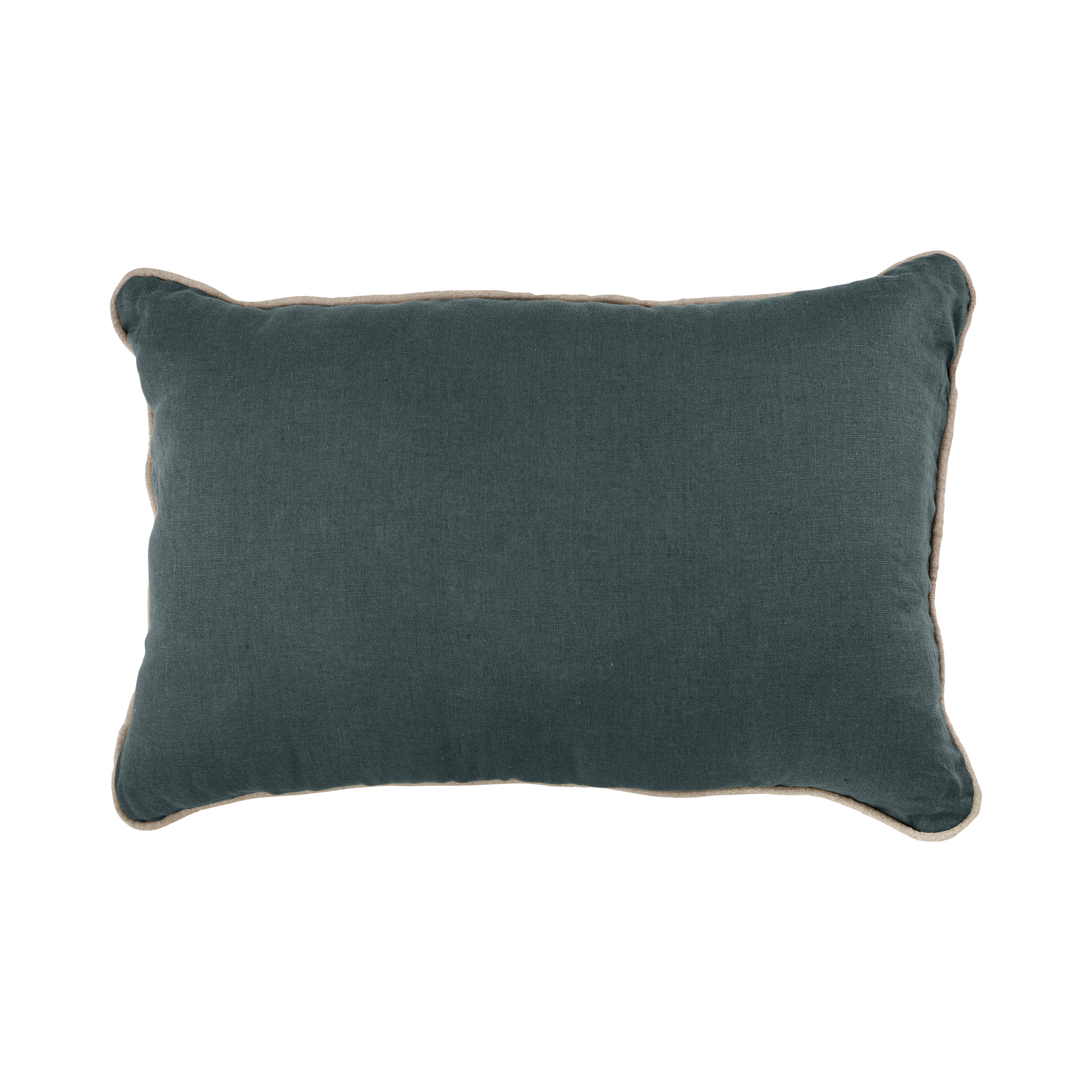 Coussin lin passepoil Carly