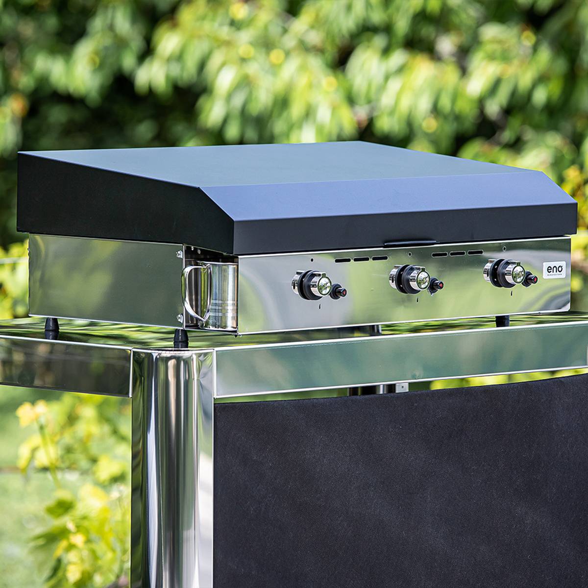 Couvercle Plancha Initial/Océane 65 en Acier Noir Couvercle Plancha Initial/Océane 65 en Acier Noir