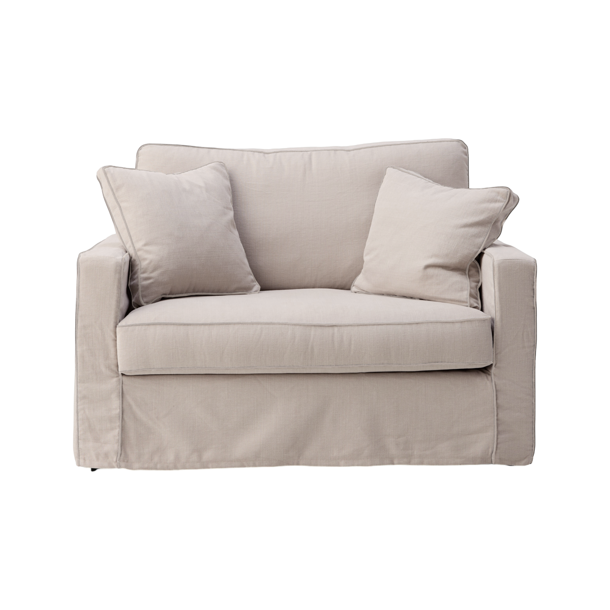 Fauteuil XL coton/lin déhoussable Margot Fauteuil XL coton/lin déhoussable Margot