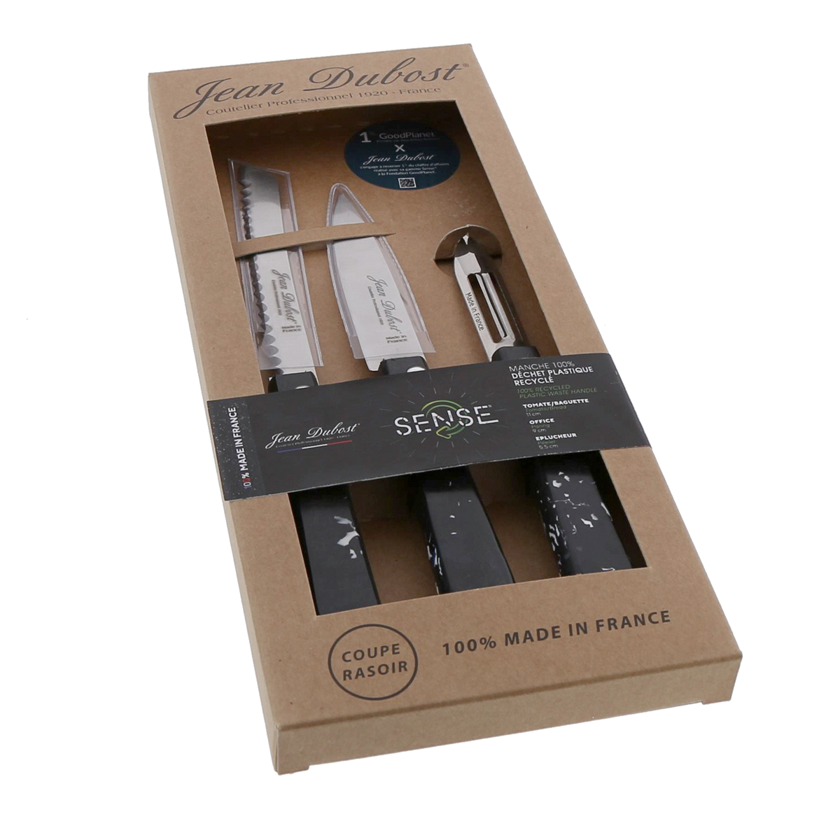 Coffret 3 pièces cuisine PM Sense Black JEAN DUBOST Coffret 3 pièces cuisine PM Sense Black JEAN DUBOST
