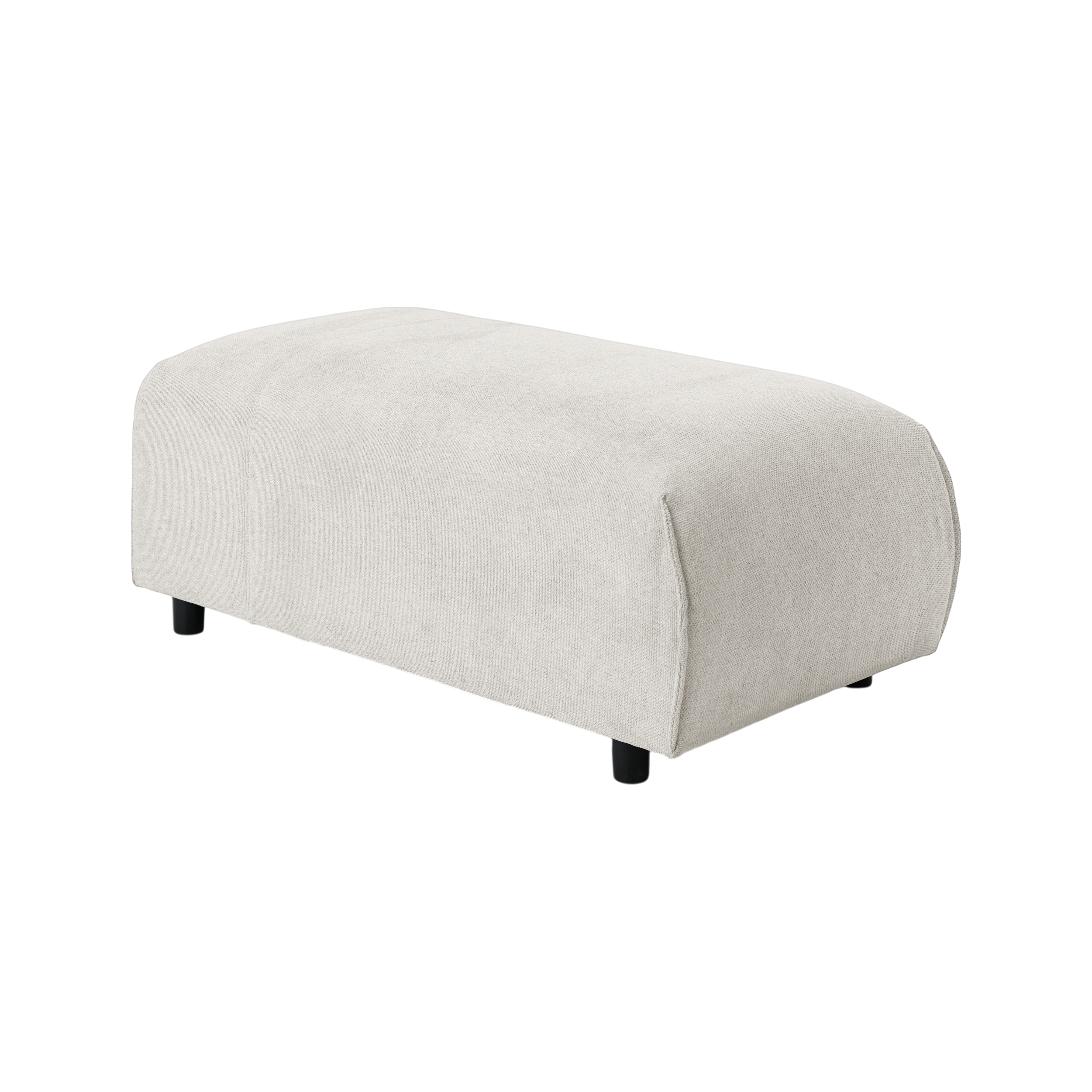 Pouf pour canapé modulable tissu Solal