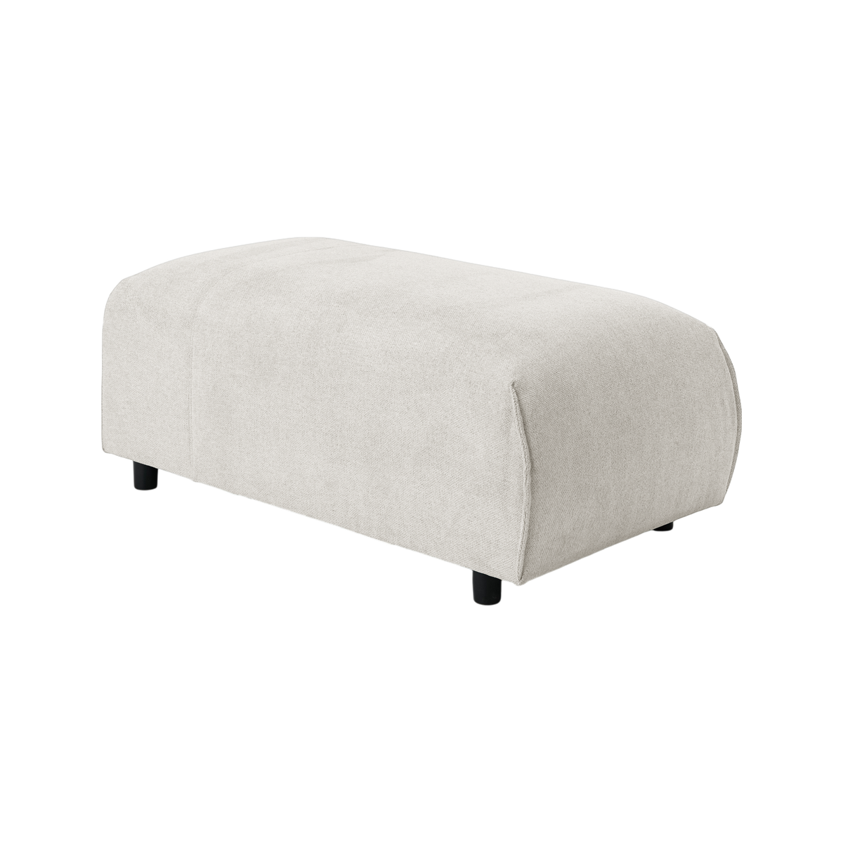 Pouf pour canapé modulable tissu Solal Pouf pour canapé modulable tissu Solal