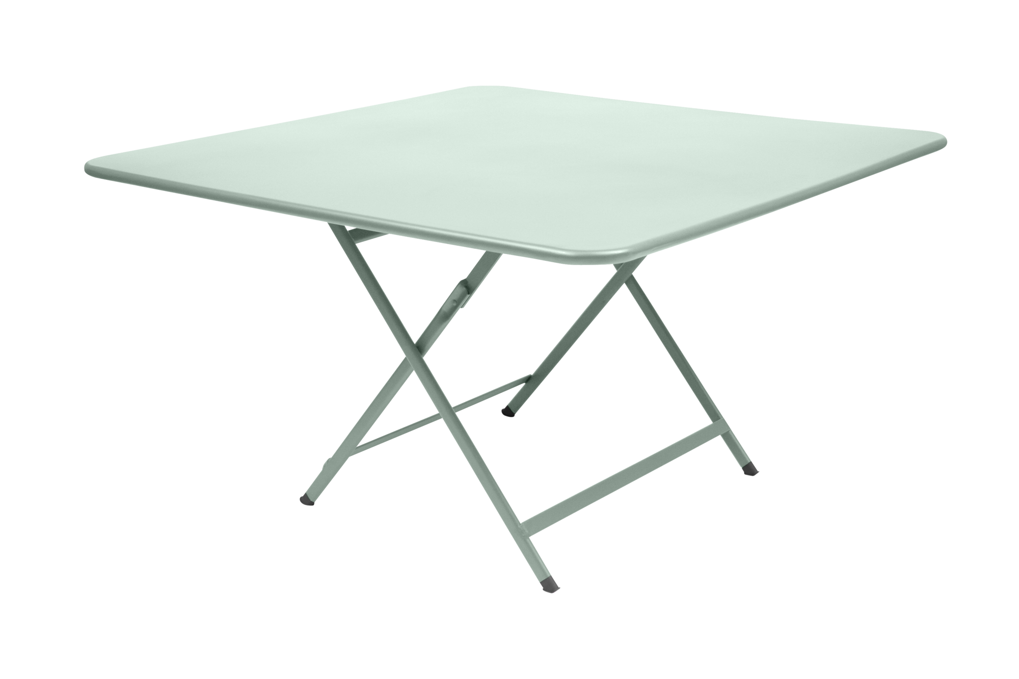 Table Carrée Pliante 128 x 128 cm Caractère en Acier