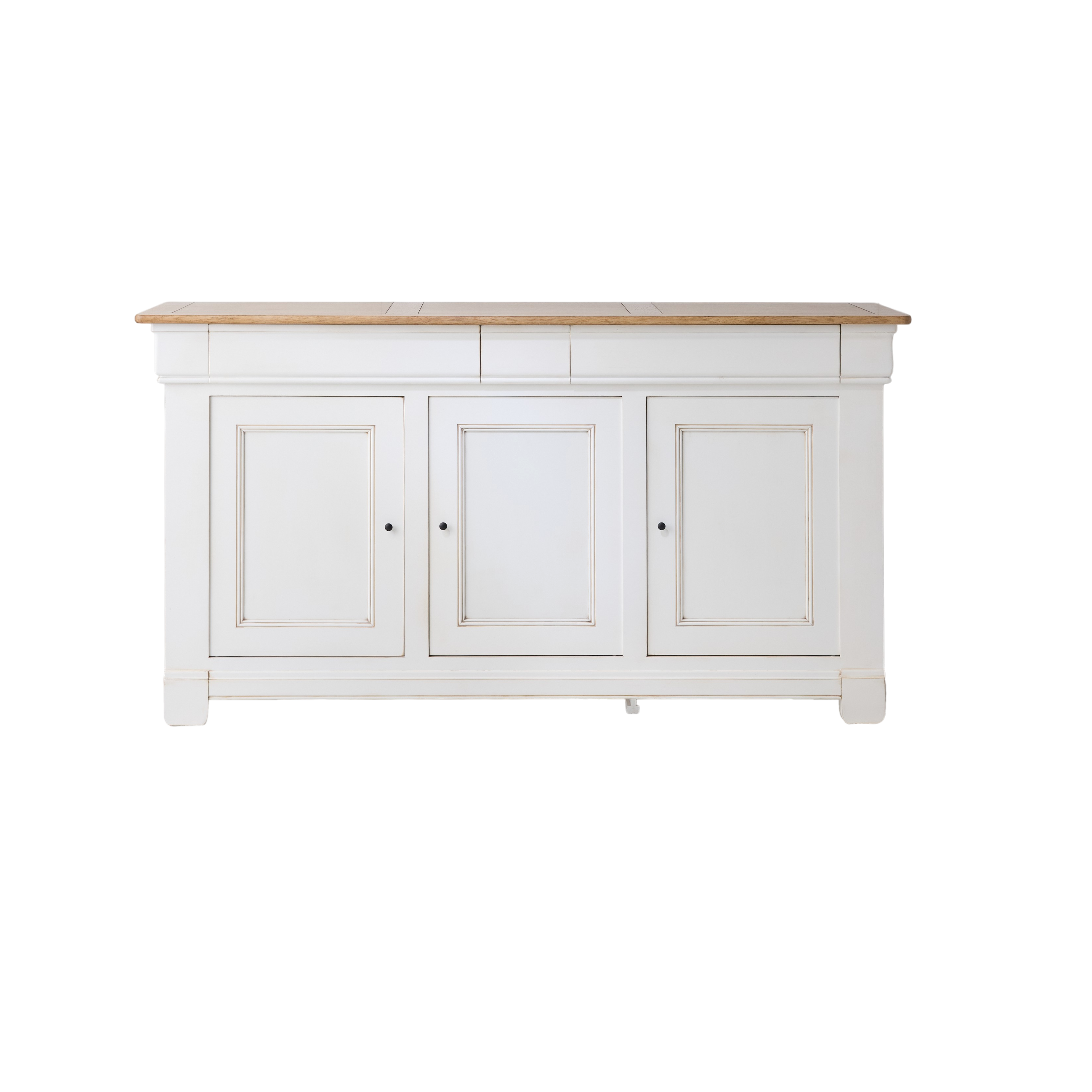Buffet bois massif 3 portes 3 tiroirs Embellie