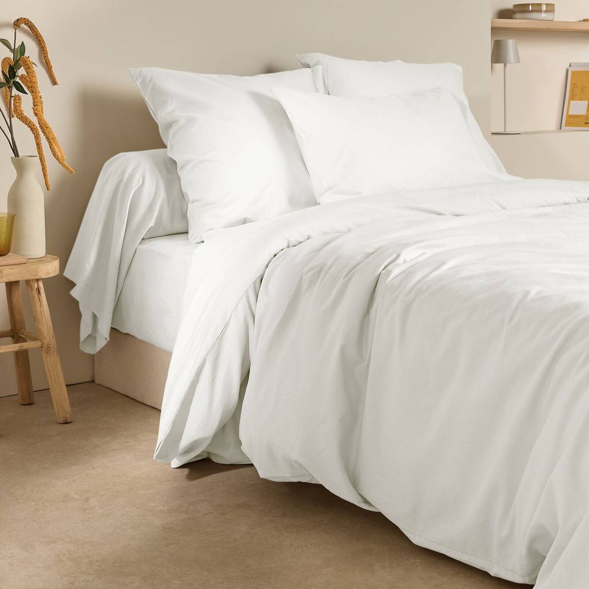 Housse de couette coton lin Valentine Housse de couette coton lin Valentine