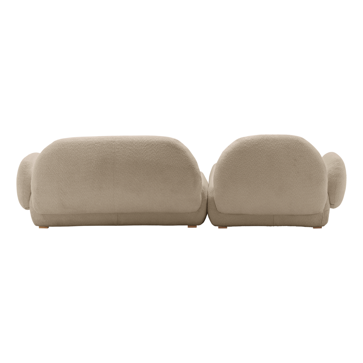 Canapé d'angle bouclette Oméga Canapé d'angle bouclette Oméga