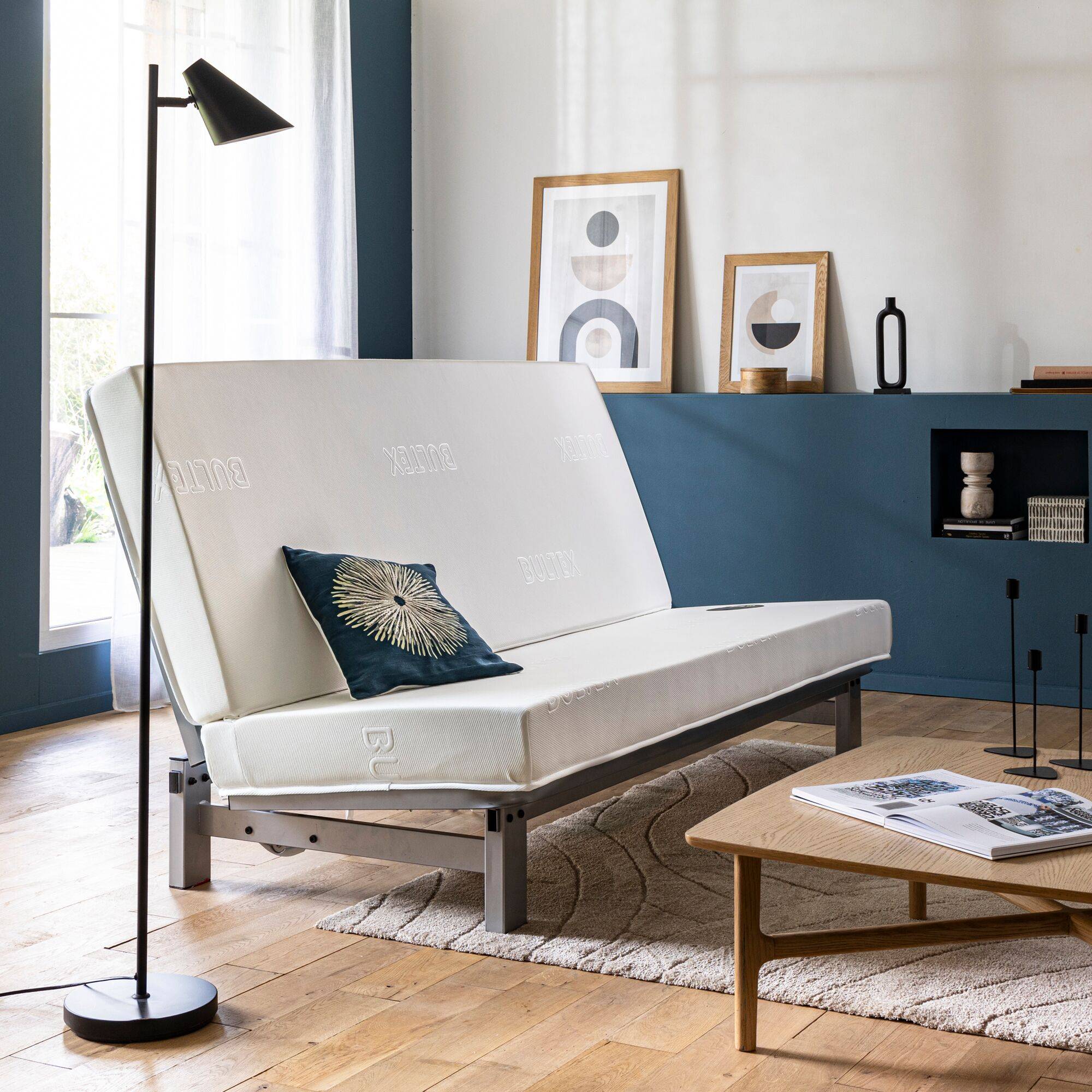 Matelas mousse 14 cm pour banquette Clic Clac