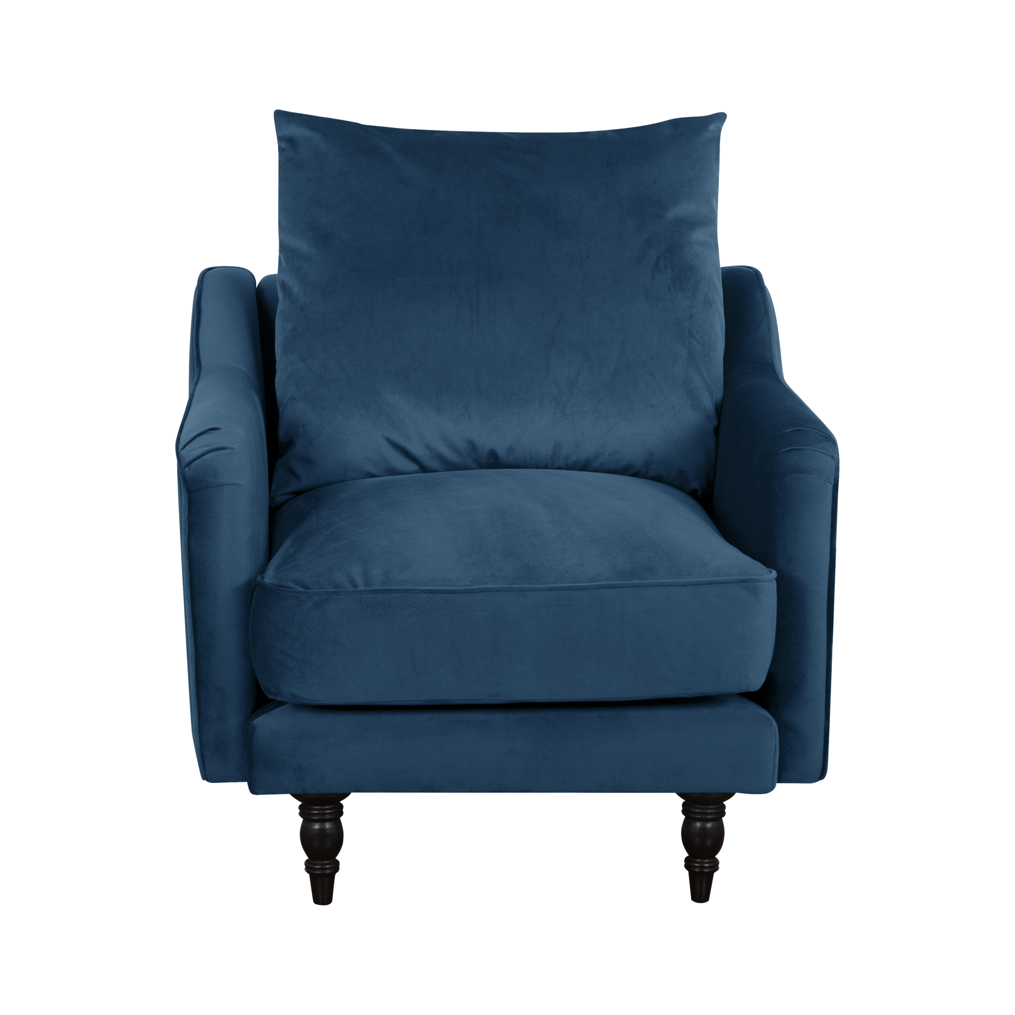 Fauteuil velours Olie