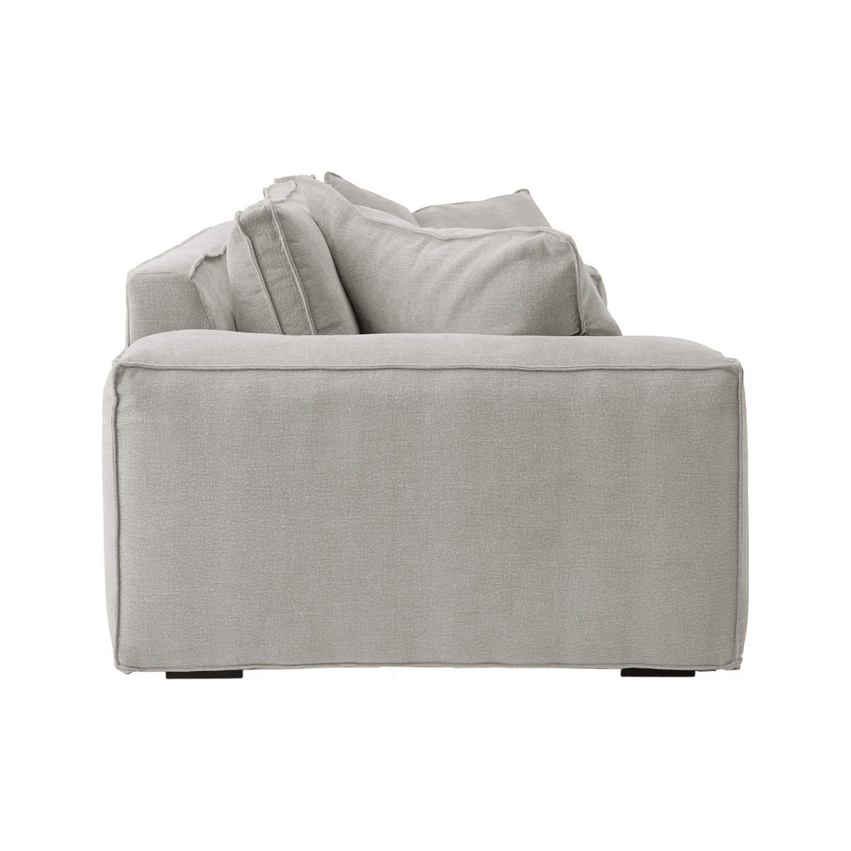 Canapé tissu effet lin Martin Canapé tissu effet lin Martin