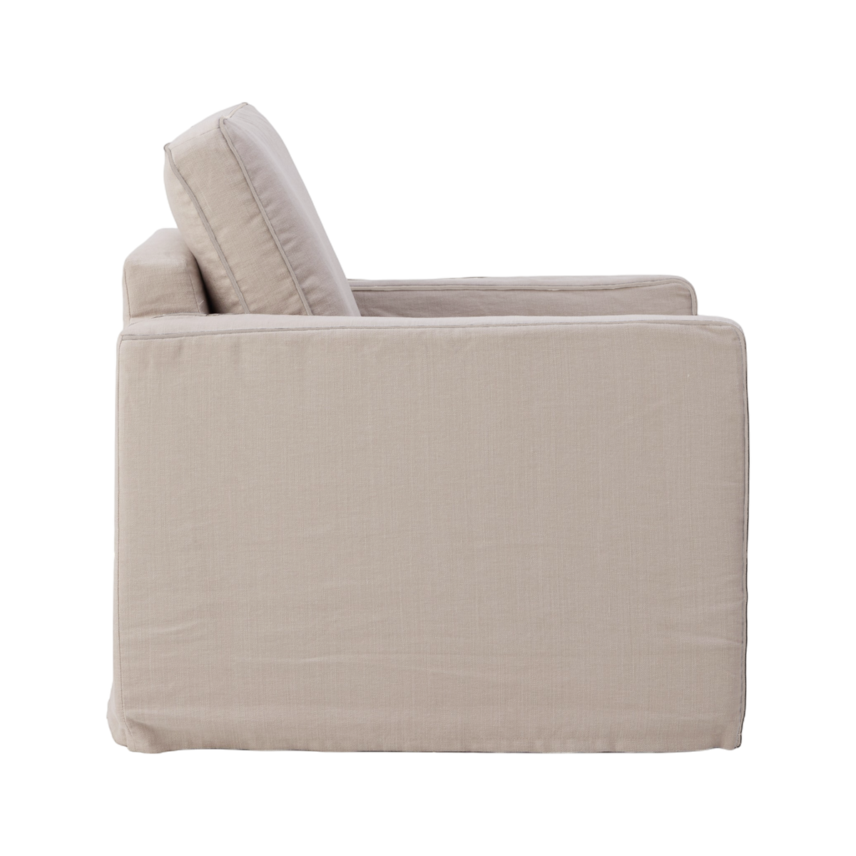 Fauteuil coton/lin déhoussable Margot Fauteuil coton/lin déhoussable Margot