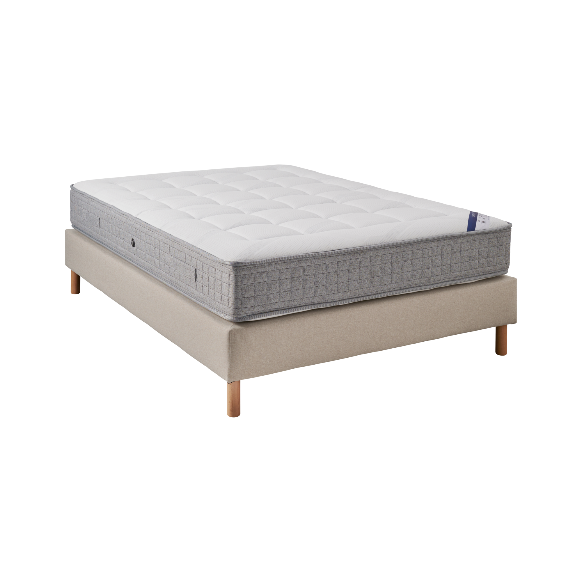 Matelas Capiton 2 DUVIVIER et sommier  Hélios CAMIF
