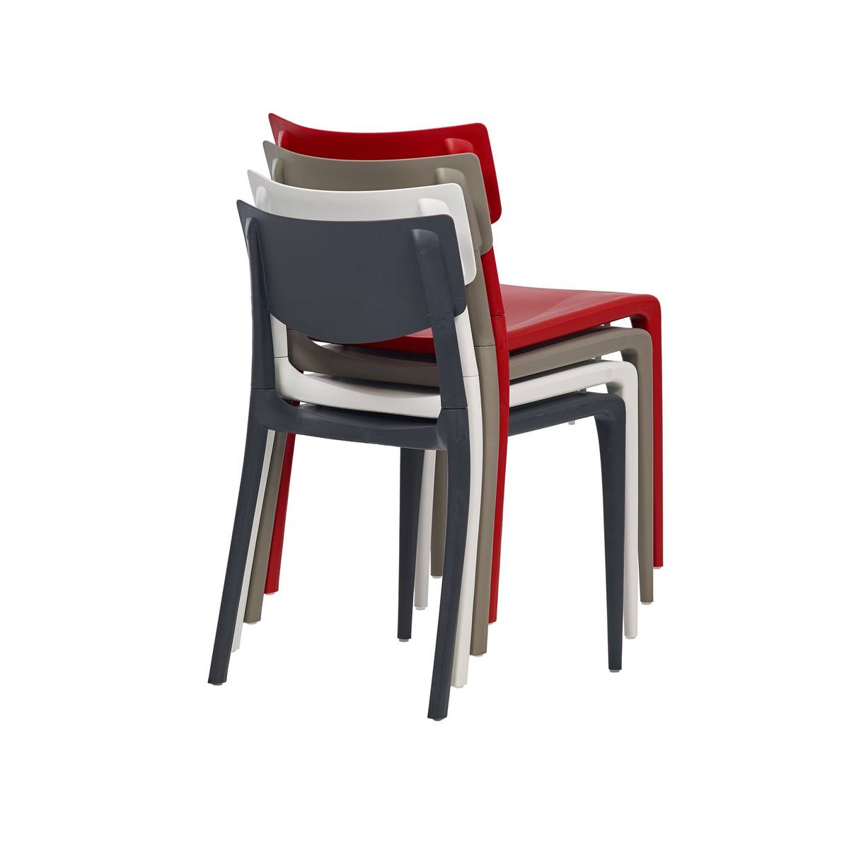 Lot de 2 Chaises Empilables Town Lot de 2 Chaises Empilables Town