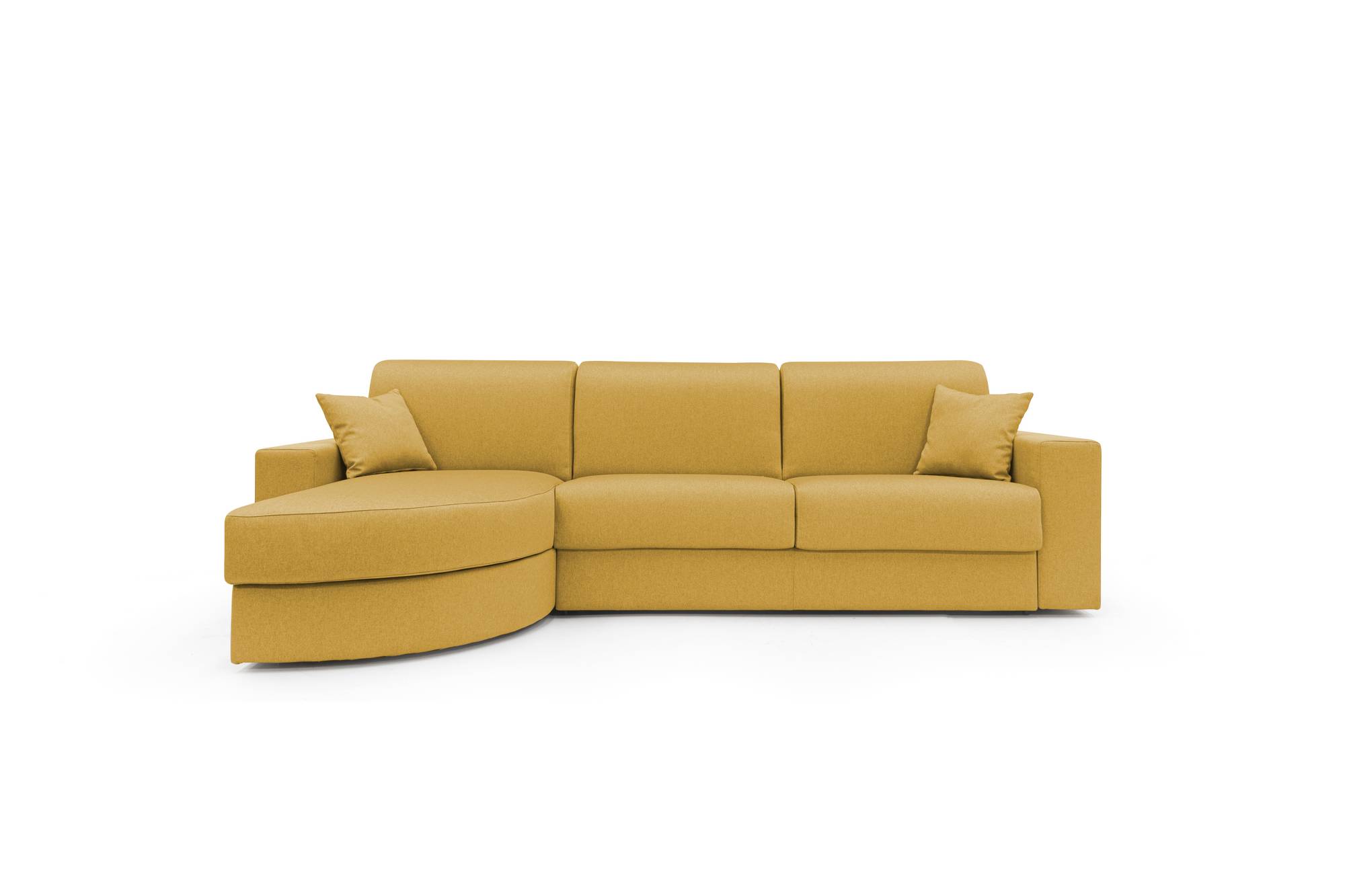 Canapé d'angle convertible tissu déhoussable Aubin