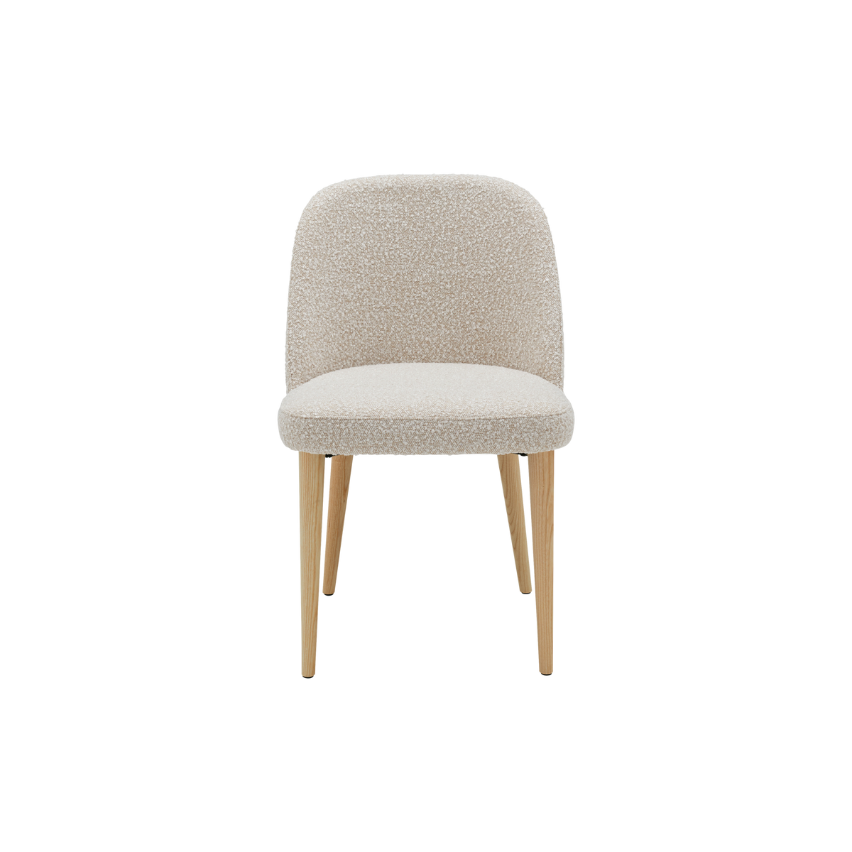 Chaise bouclette pieds bois Maxine Chaise bouclette pieds bois Maxine