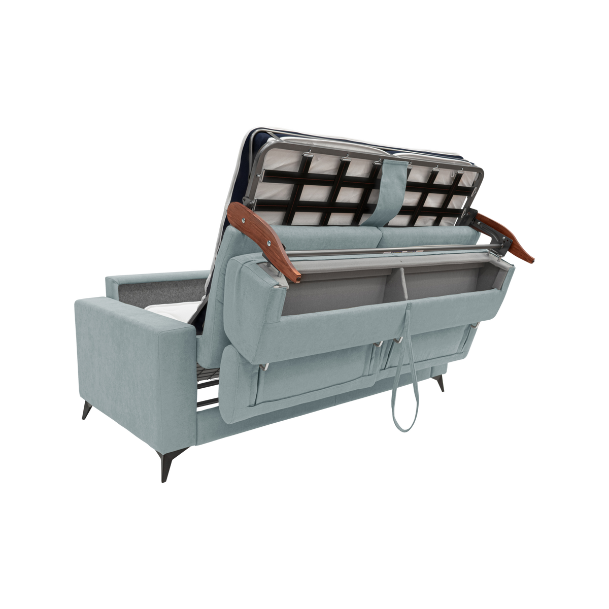 Canapé convertible tissu recyclé déhoussable Alden Canapé convertible tissu recyclé déhoussable Alden