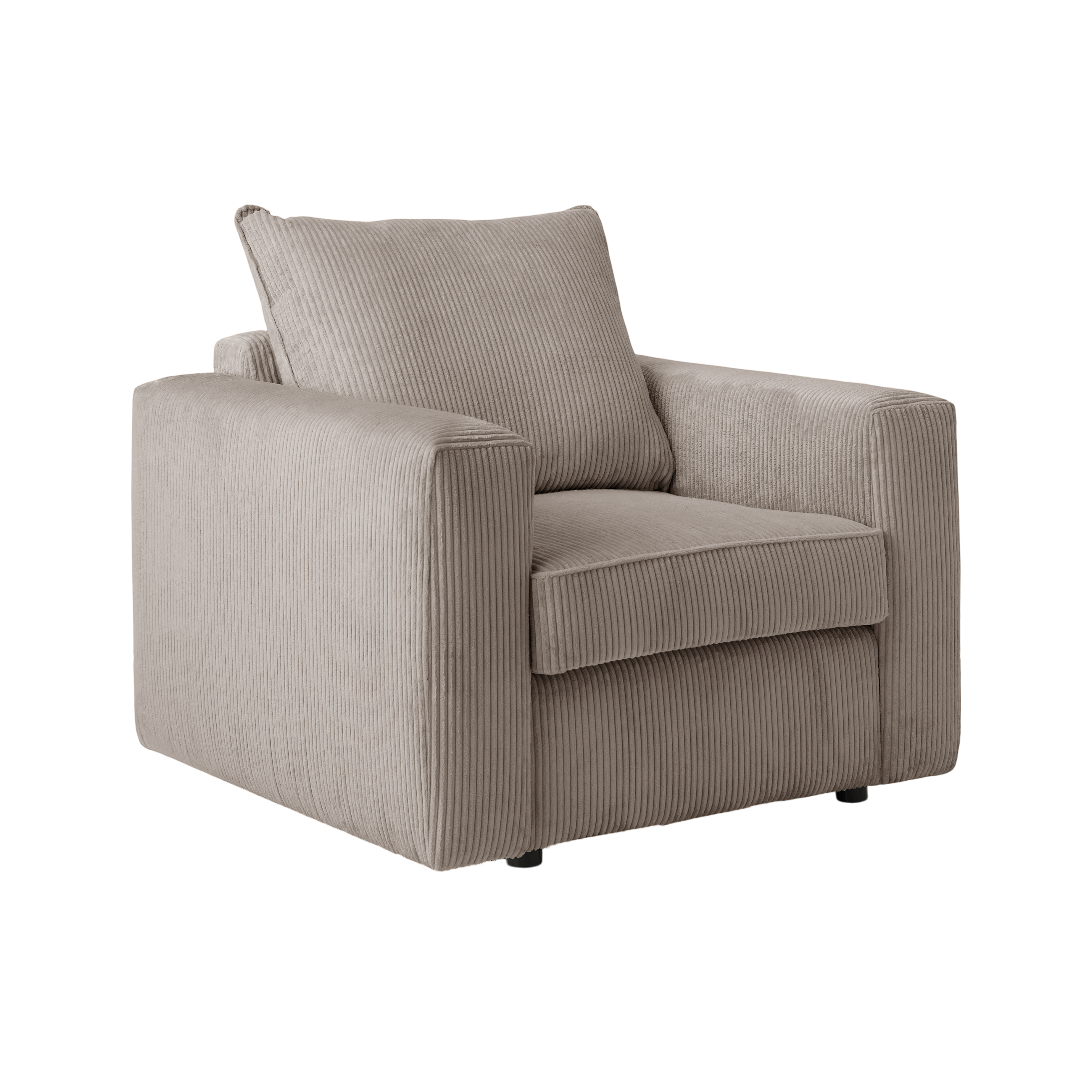 Fauteuil velours côtelé Otto