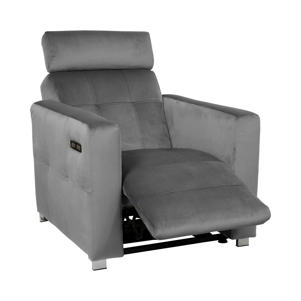 Fauteuil releveur électrique velours Cheverny Fauteuil releveur électrique velours Cheverny