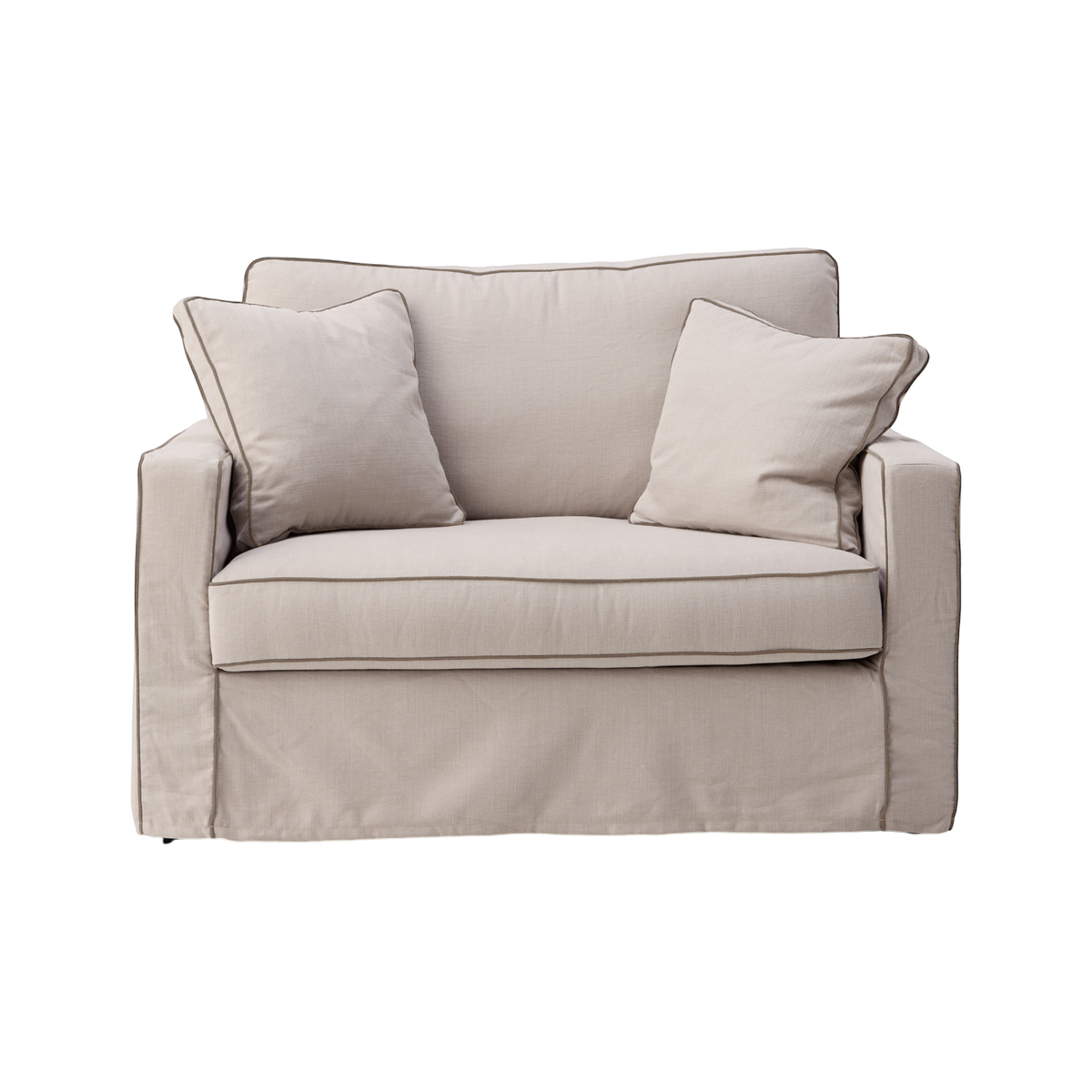 Fauteuil XL coton/lin déhoussable Margot Fauteuil XL coton/lin déhoussable Margot