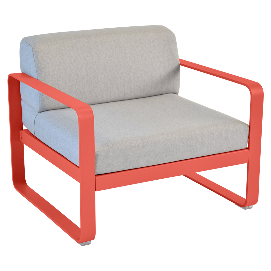 Fauteuil Bellevie Gris Flanelle en Aluminium FERMOB