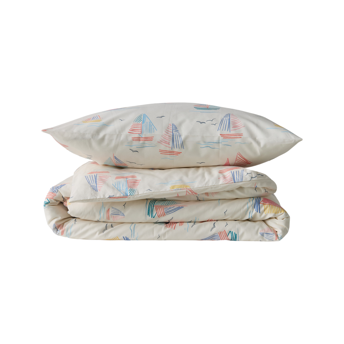 Parure de lit coton Maman les p'tits bateaux Parure de lit coton Maman les p'tits bateaux