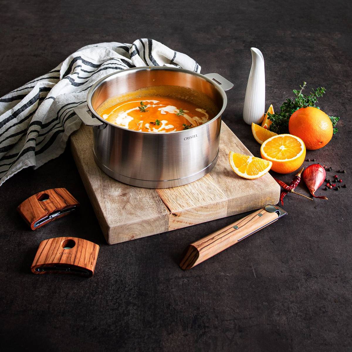 Casserole inox Strate amovible - 14 cm Casserole inox Strate amovible - 14 cm