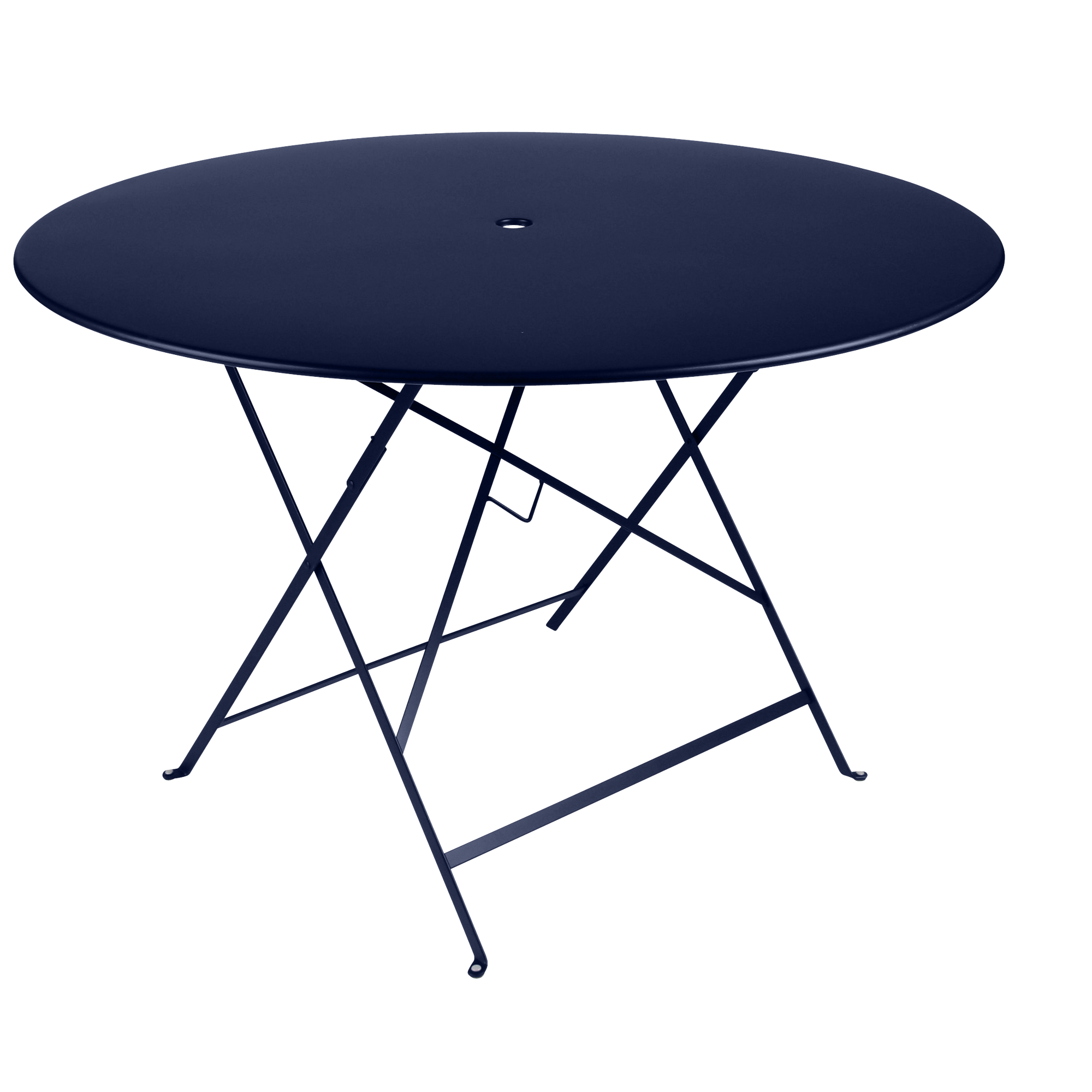 Table Ronde Pliante Ø117 cm Bistro en Acier