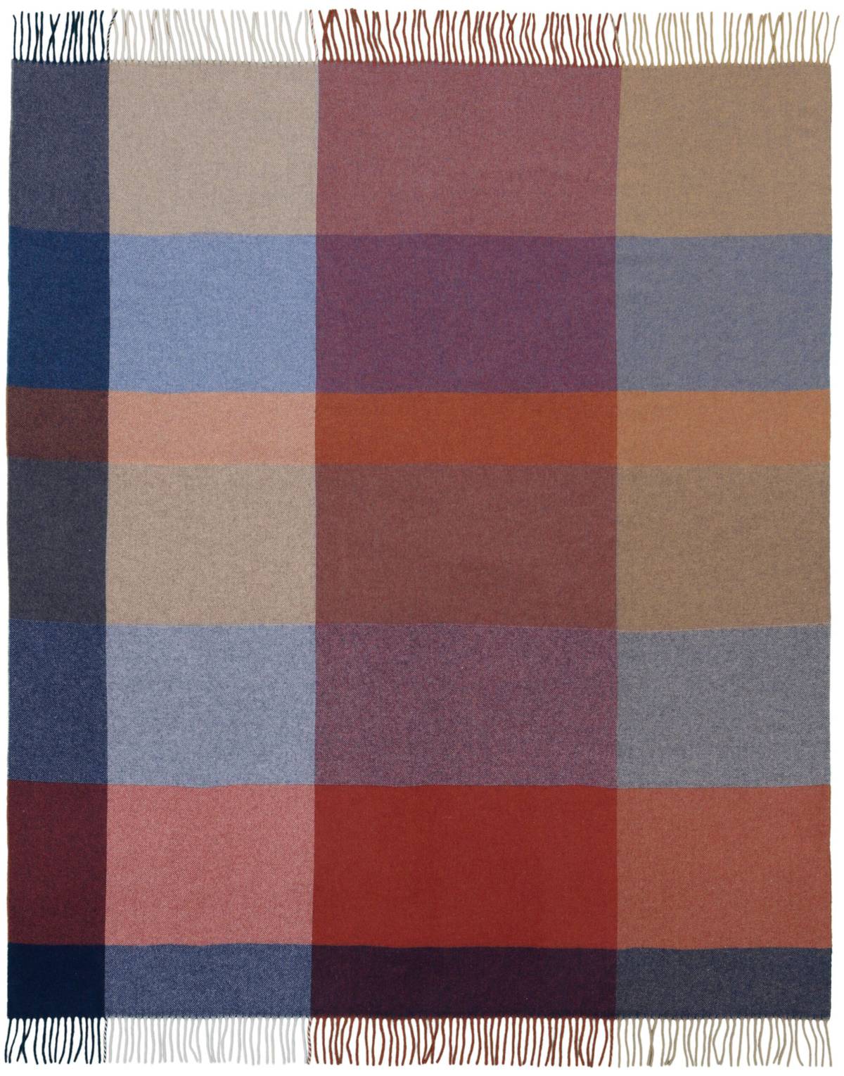 Plaid laine et cachemire Clarence, carreaux Plaid laine et cachemire Clarence, carreaux