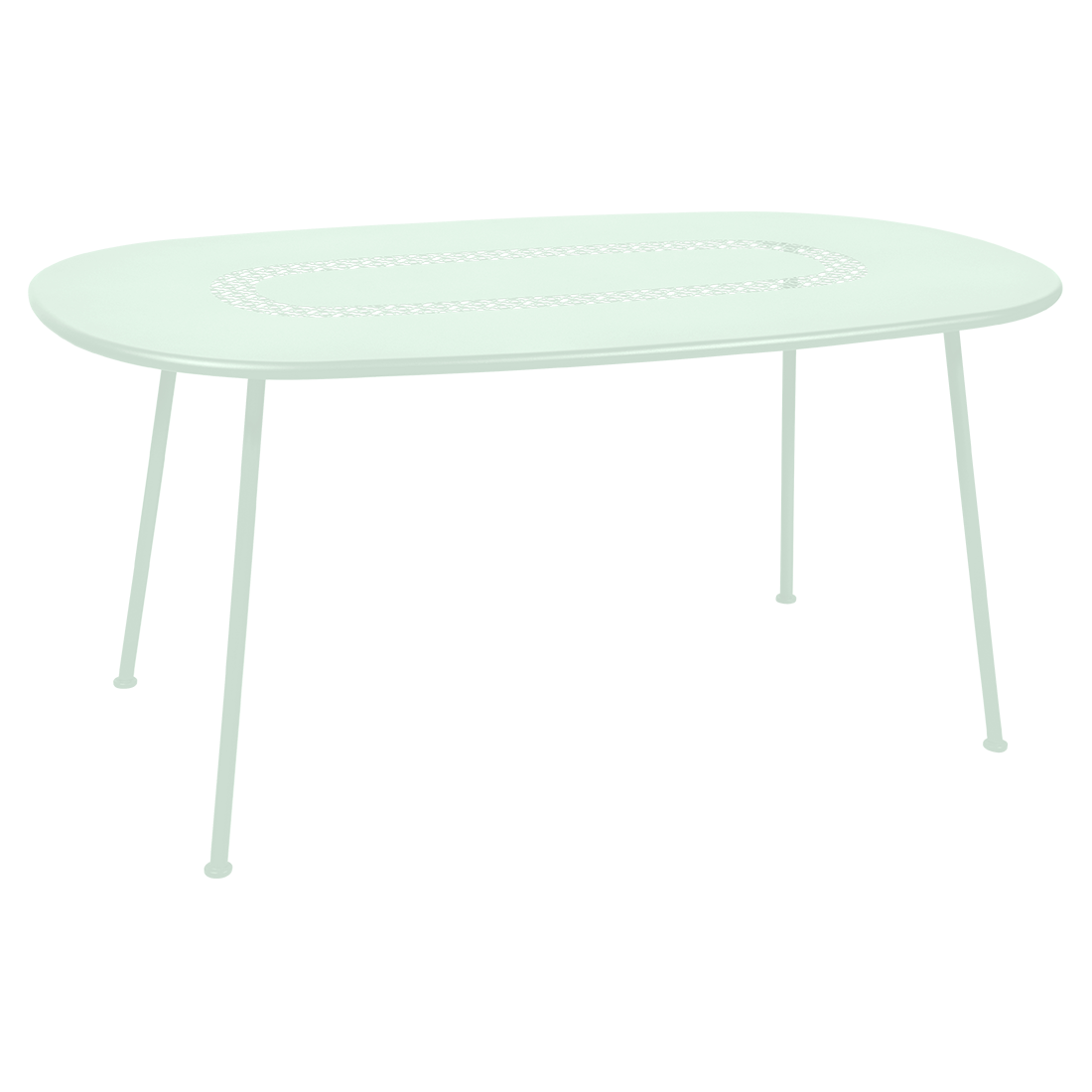 Table Ovale 160 x 90 cm Lorette en Acier