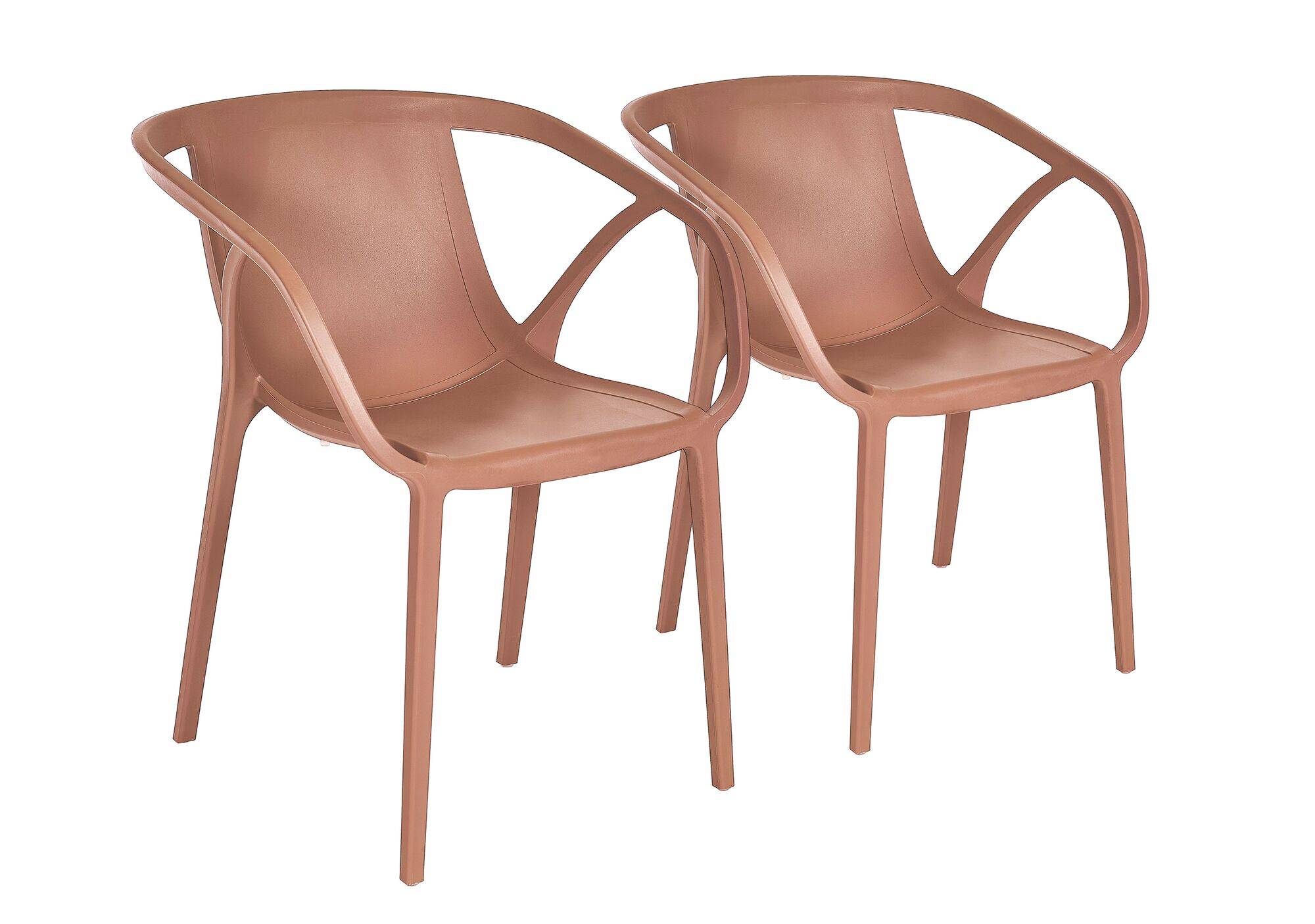 Lot de 2 Fauteuils Empilables Hop EZPELETA