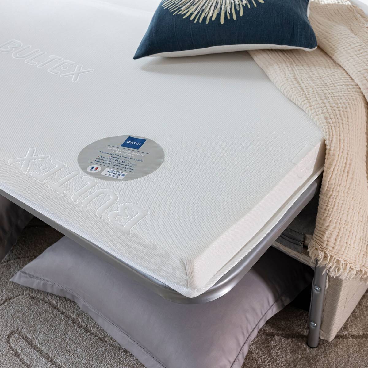Matelas mousse 7 cm pour canapé-lit Matelas mousse 7 cm pour canapé-lit