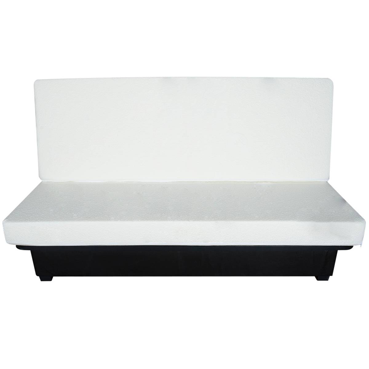 Canapé clic-clac velours matelas 15 cm Oriane Canapé clic-clac velours matelas 15 cm Oriane