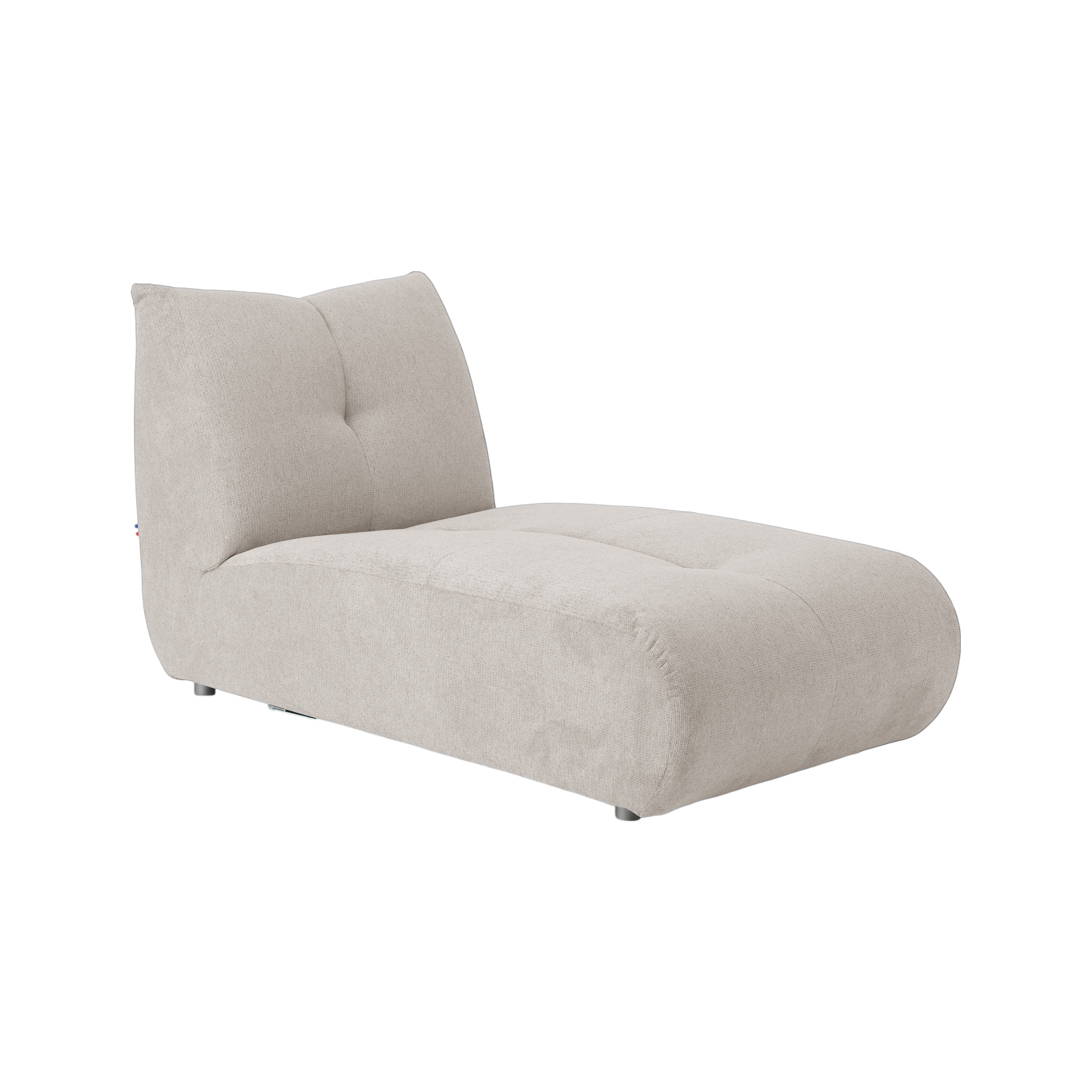 Méridienne pour canapé modulable tissu Benny