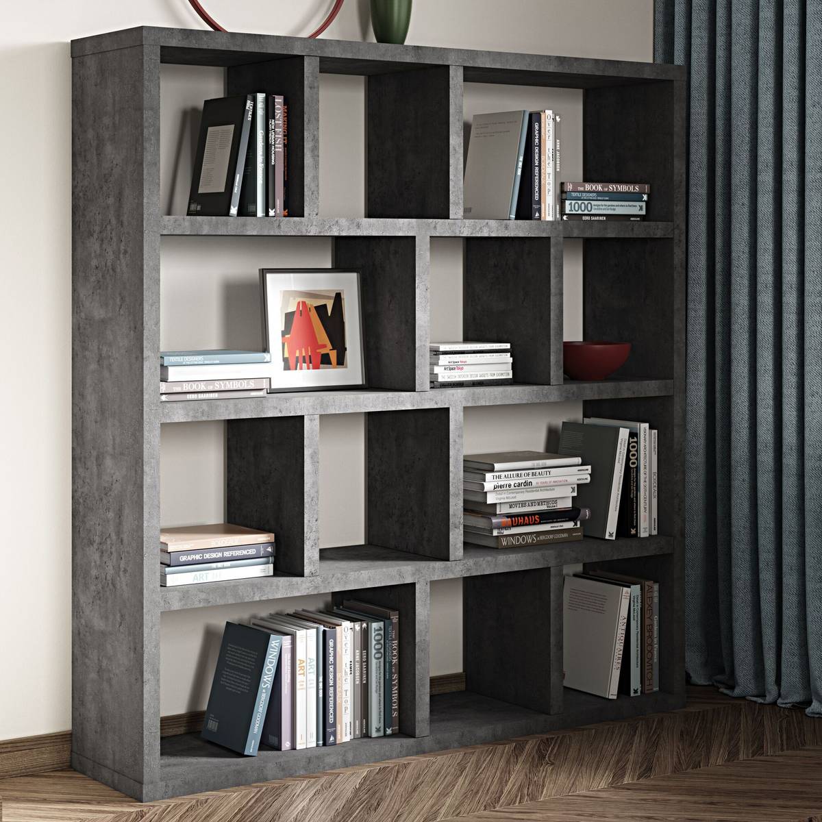 Bibliothèque 4 niveaux L150 cm Texas Bibliothèque 4 niveaux L150 cm Texas