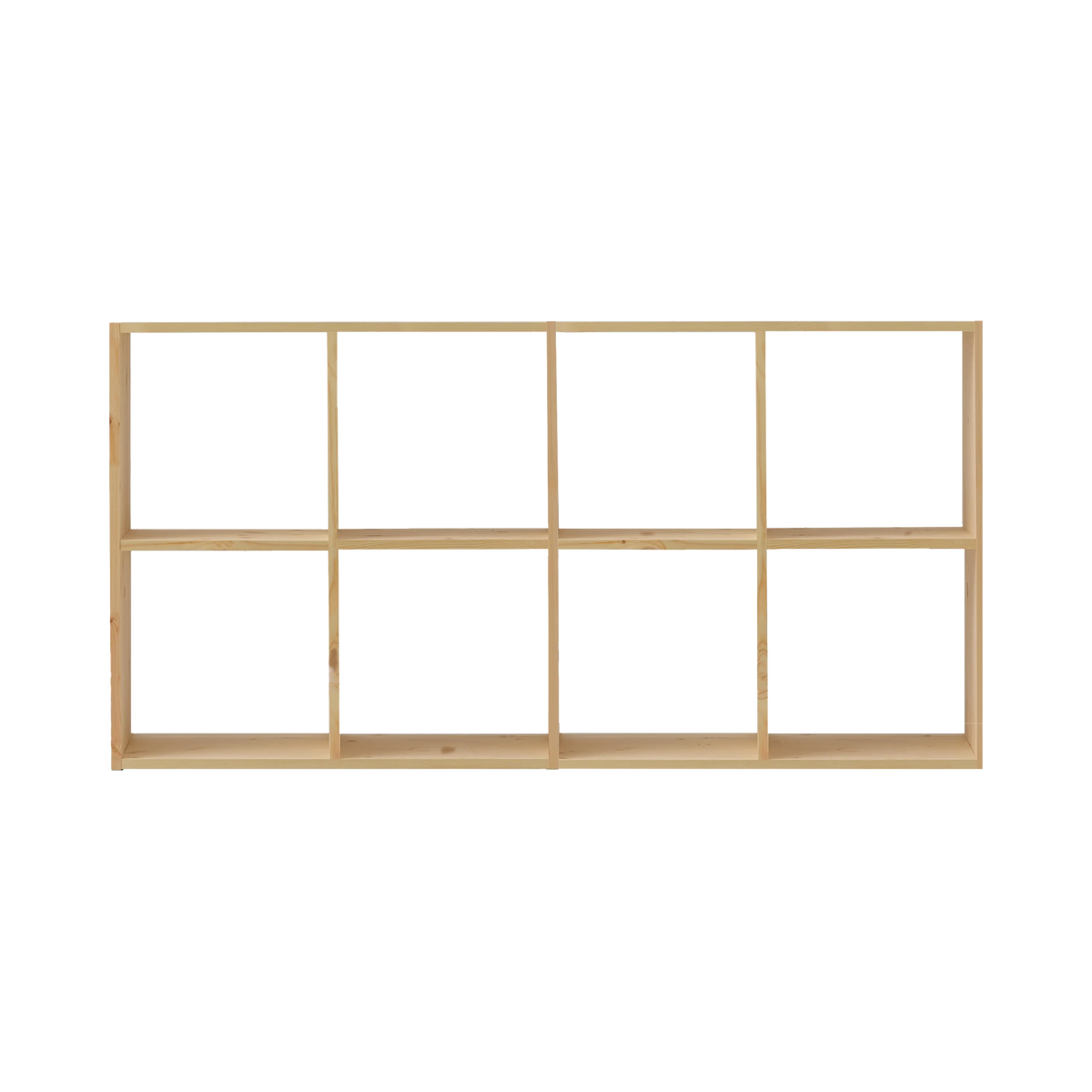 Etagère bois massif 4x2 cases Elio Etagère bois massif 4x2 cases Elio