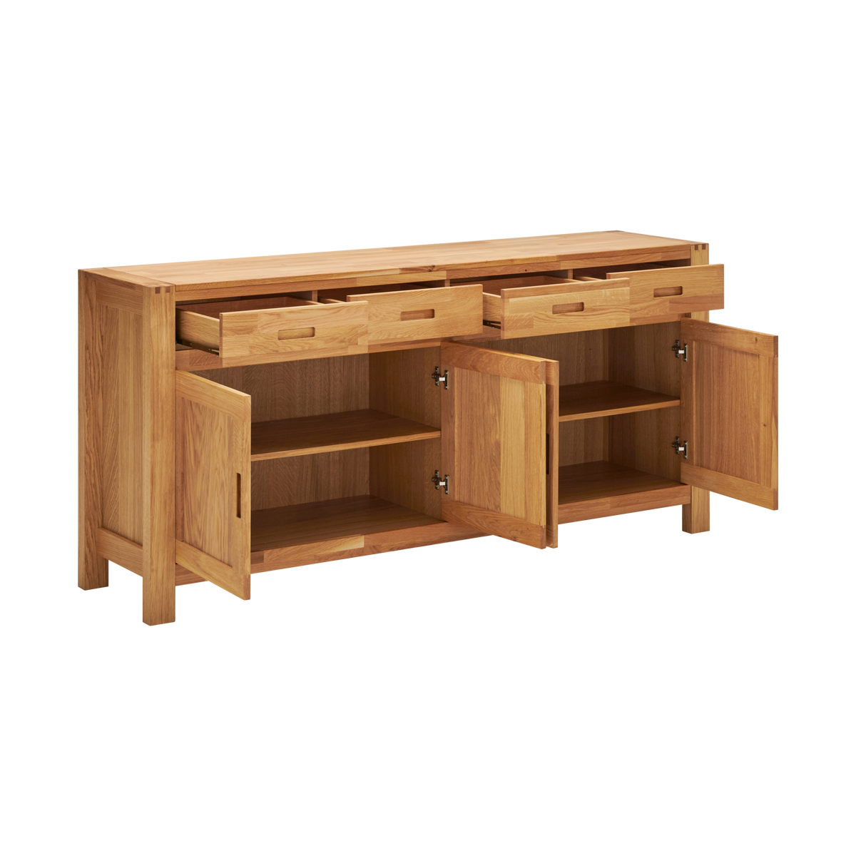 Buffet chêne massif 4 portes 4 tiroirs Luminescence Buffet chêne massif 4 portes 4 tiroirs Luminescence