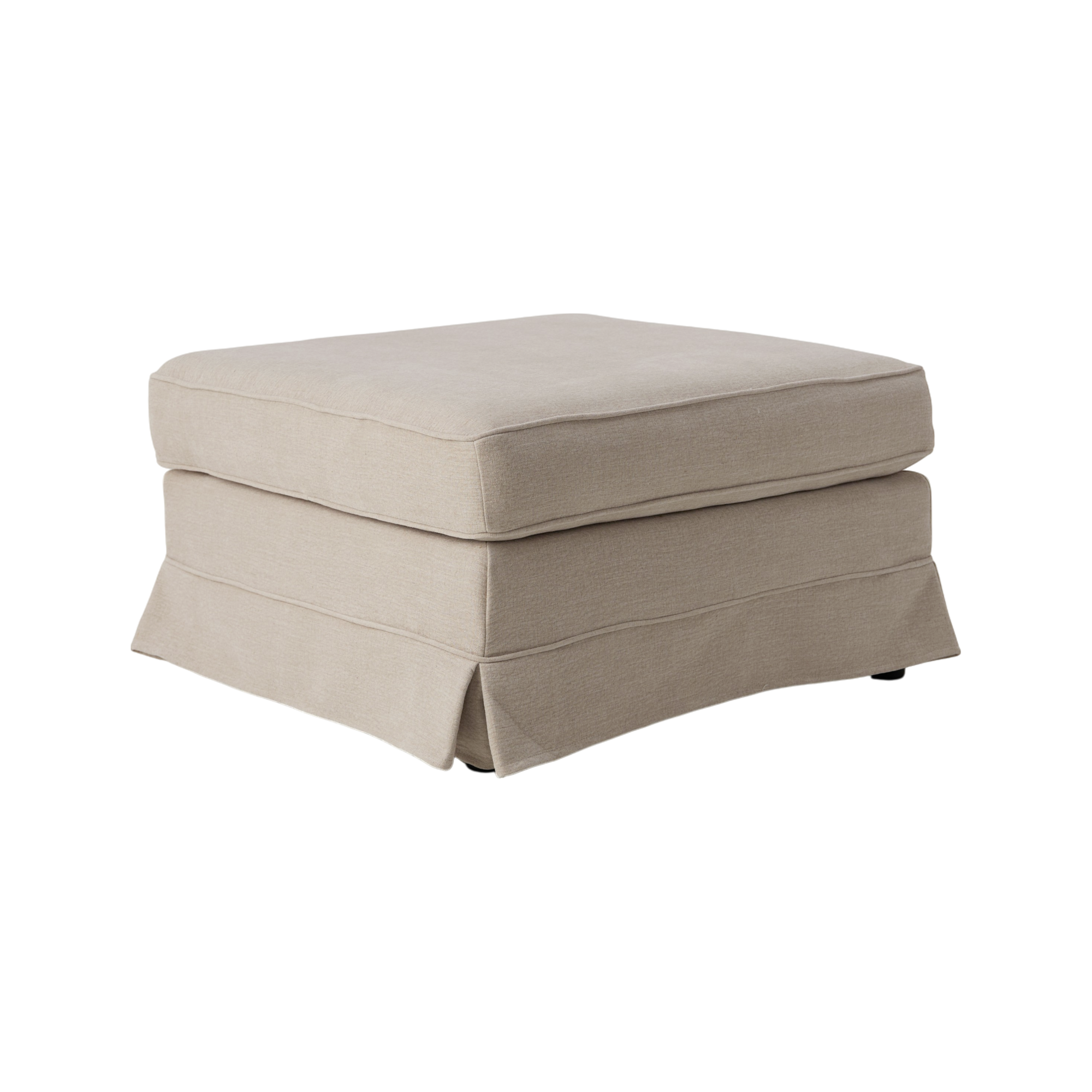 Pouf tissu déhoussable Naxos