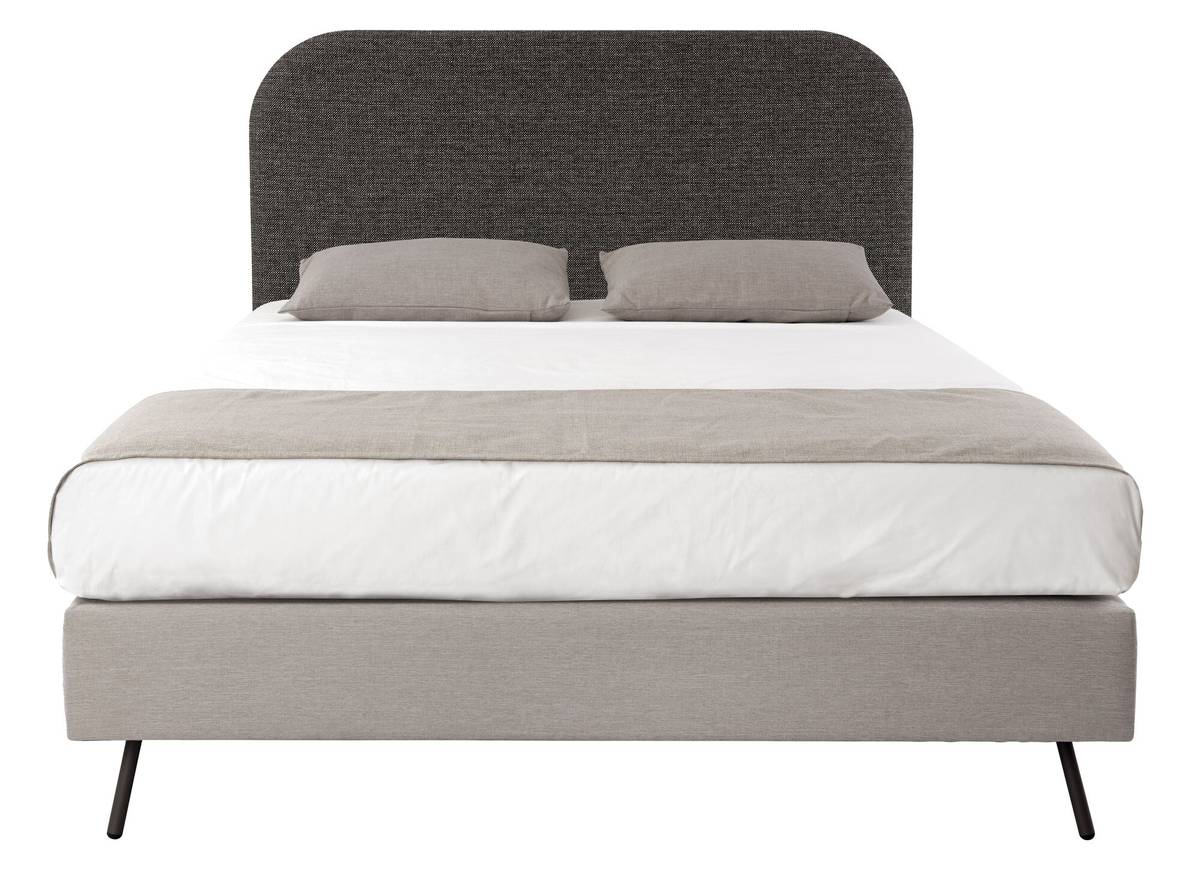Lit Ruben 160 x 200 cm Beige Lit Ruben 160 x 200 cm Beige