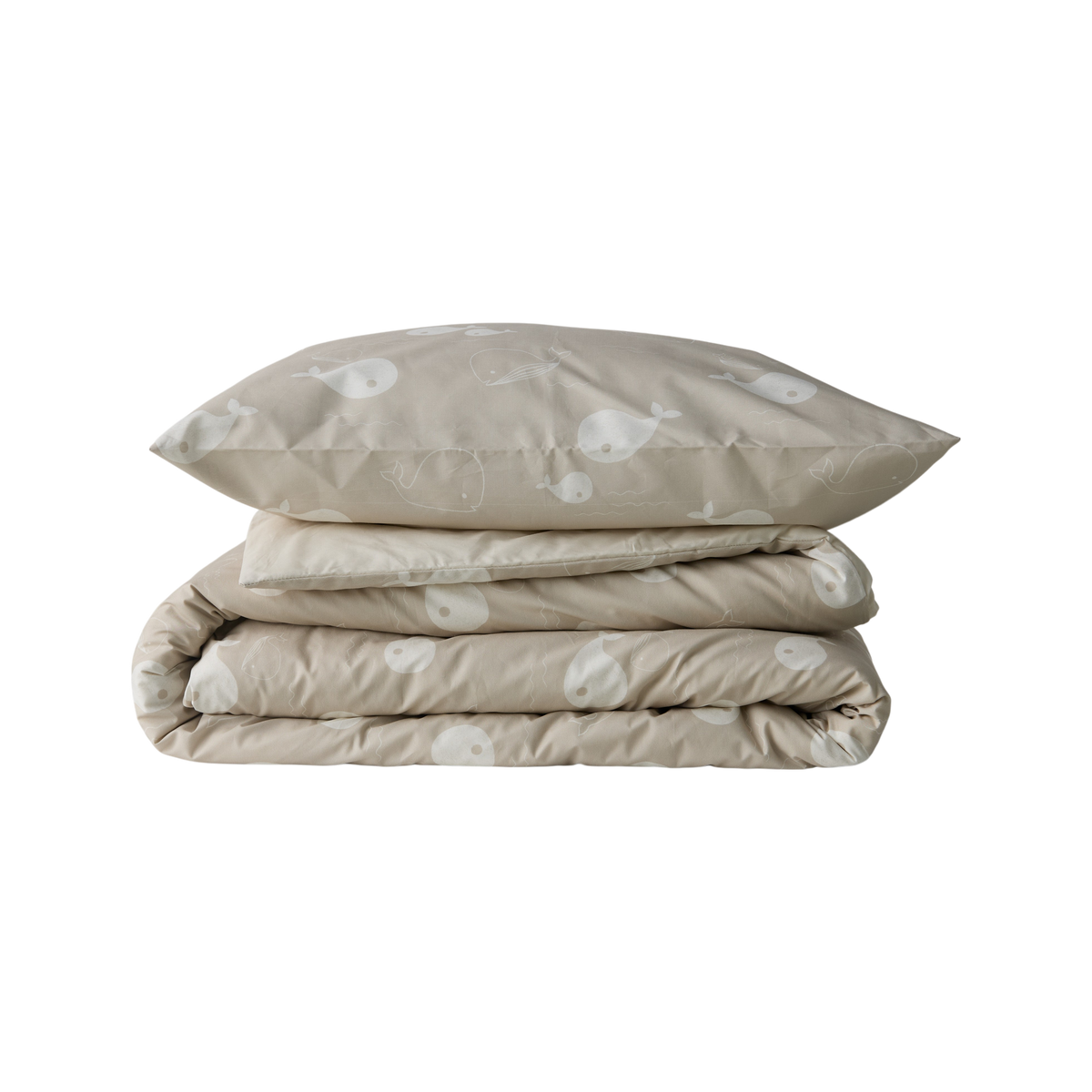Parure de lit coton P'tite Baleine Parure de lit coton P'tite Baleine